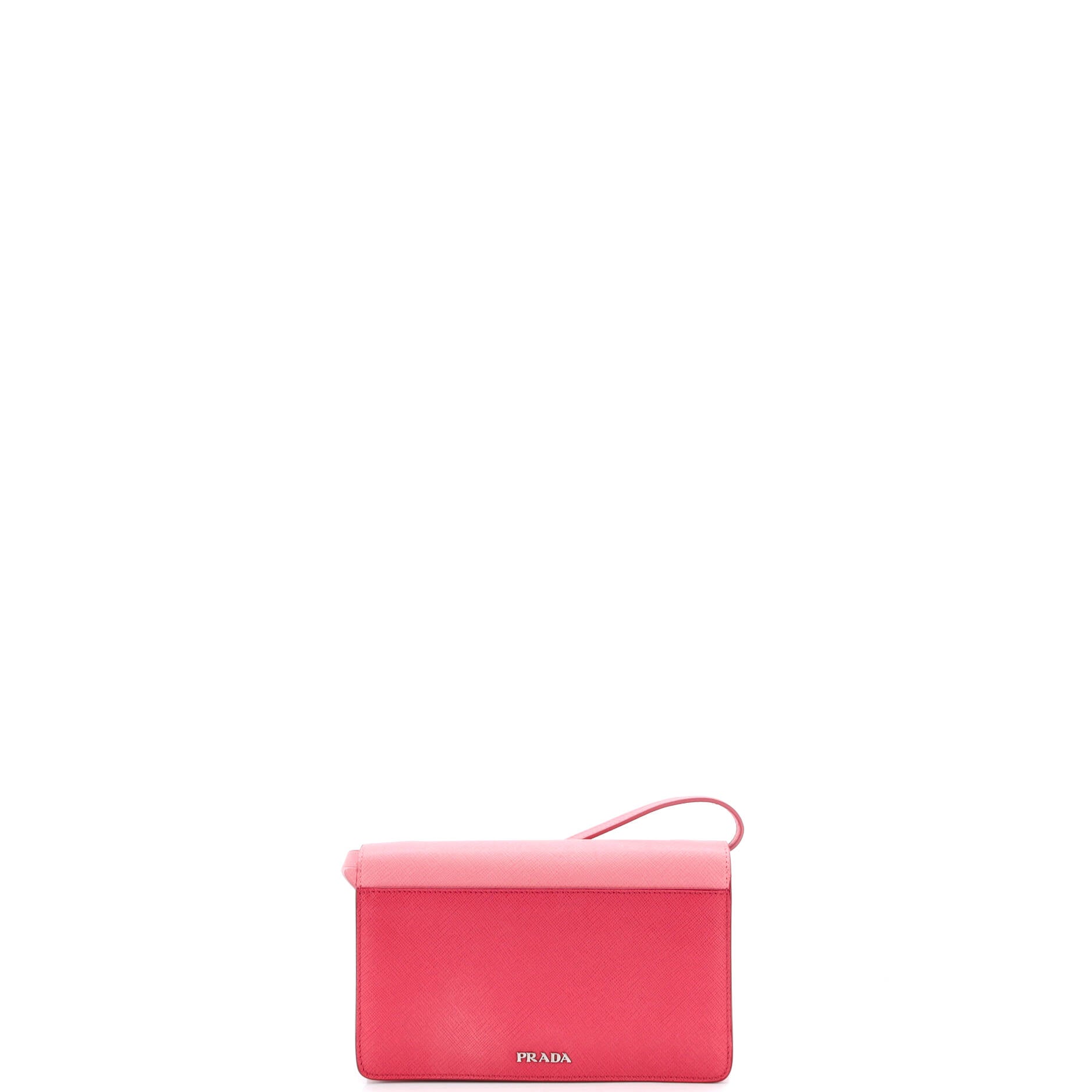 Turn Lock Wallet Crossbody Saffiano Leather Small