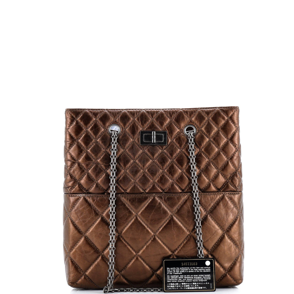Reissue Tote Quilted Aged Calfskin Tall