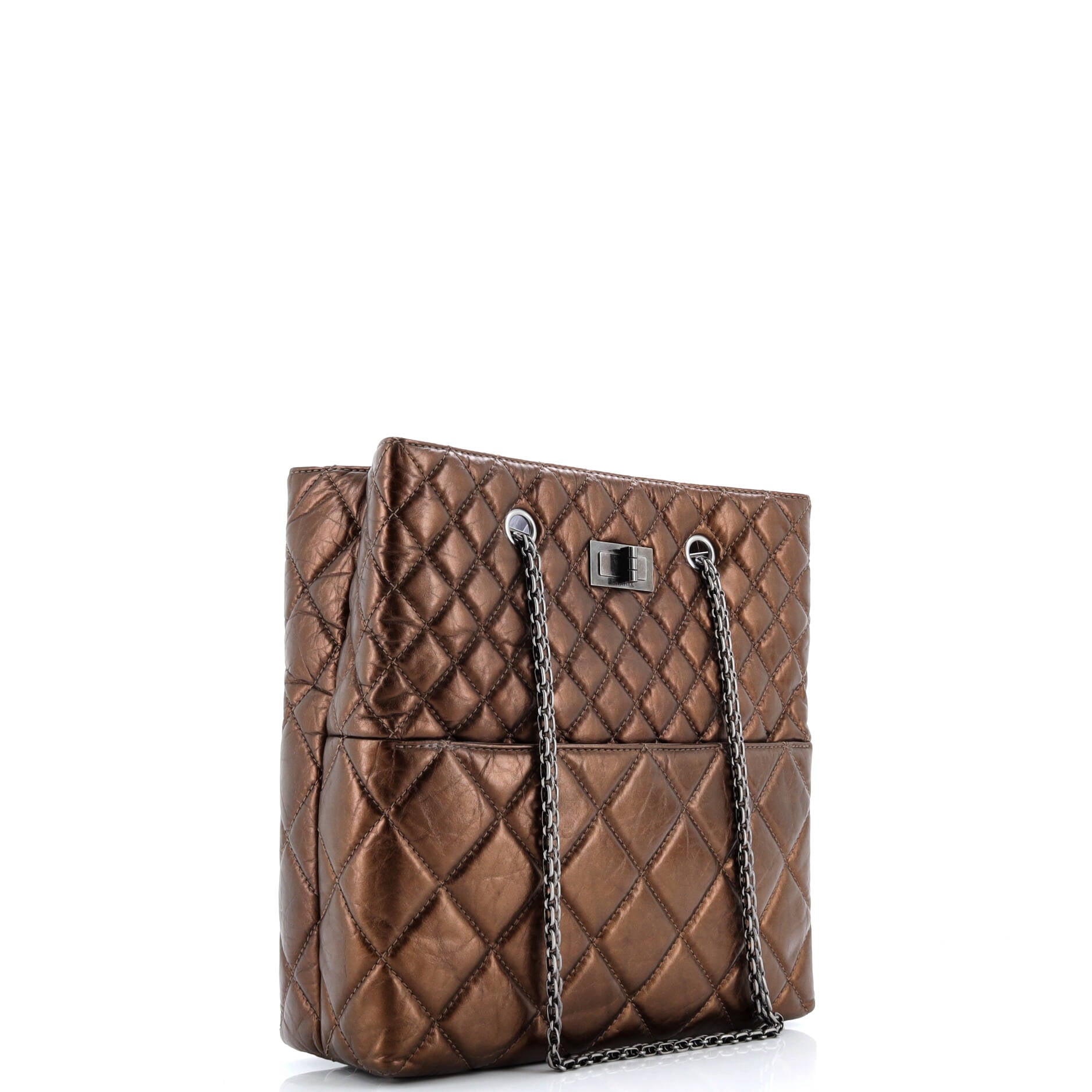Reissue Tote Quilted Aged Calfskin Tall