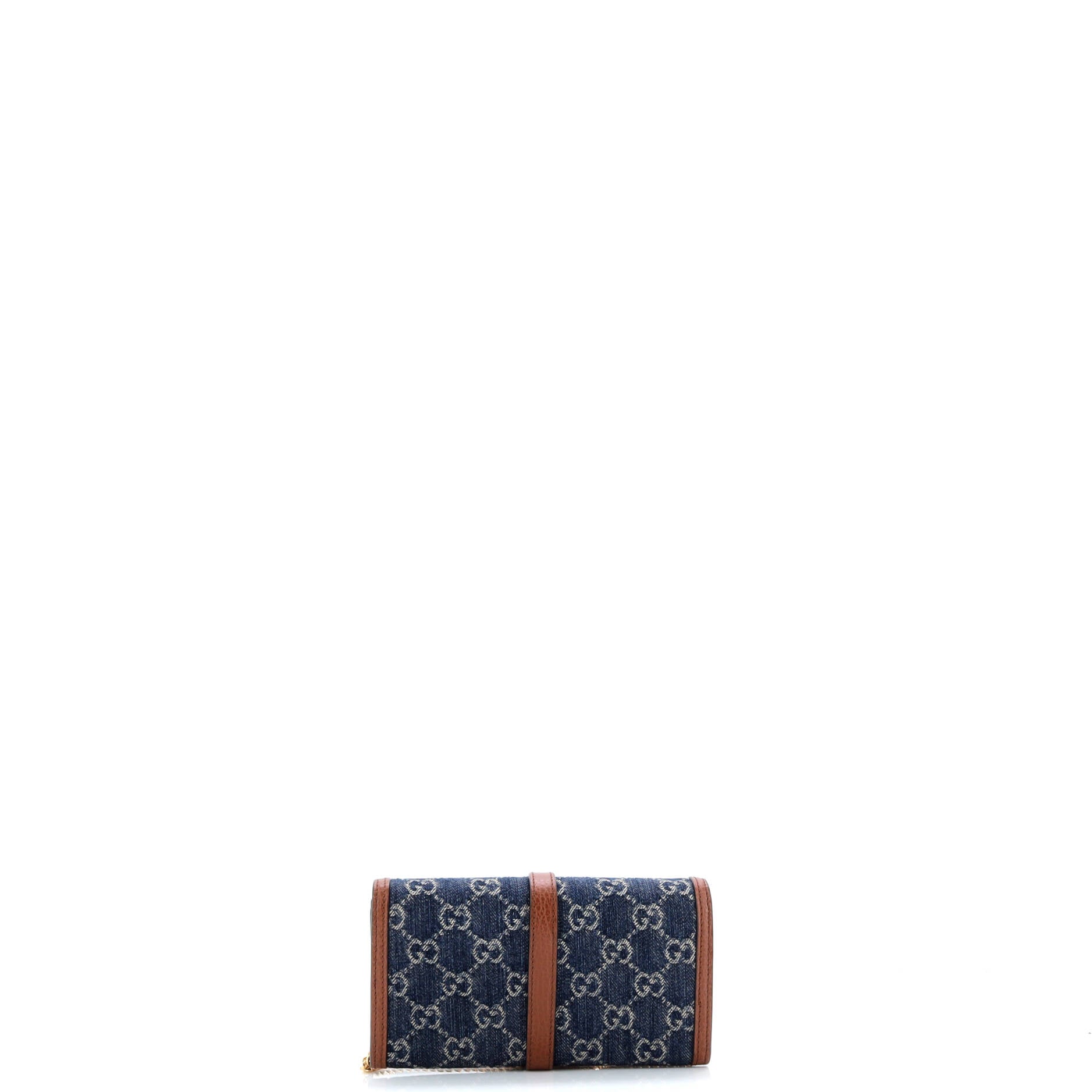 Jackie 1961 Continental Chain Wallet GG Denim