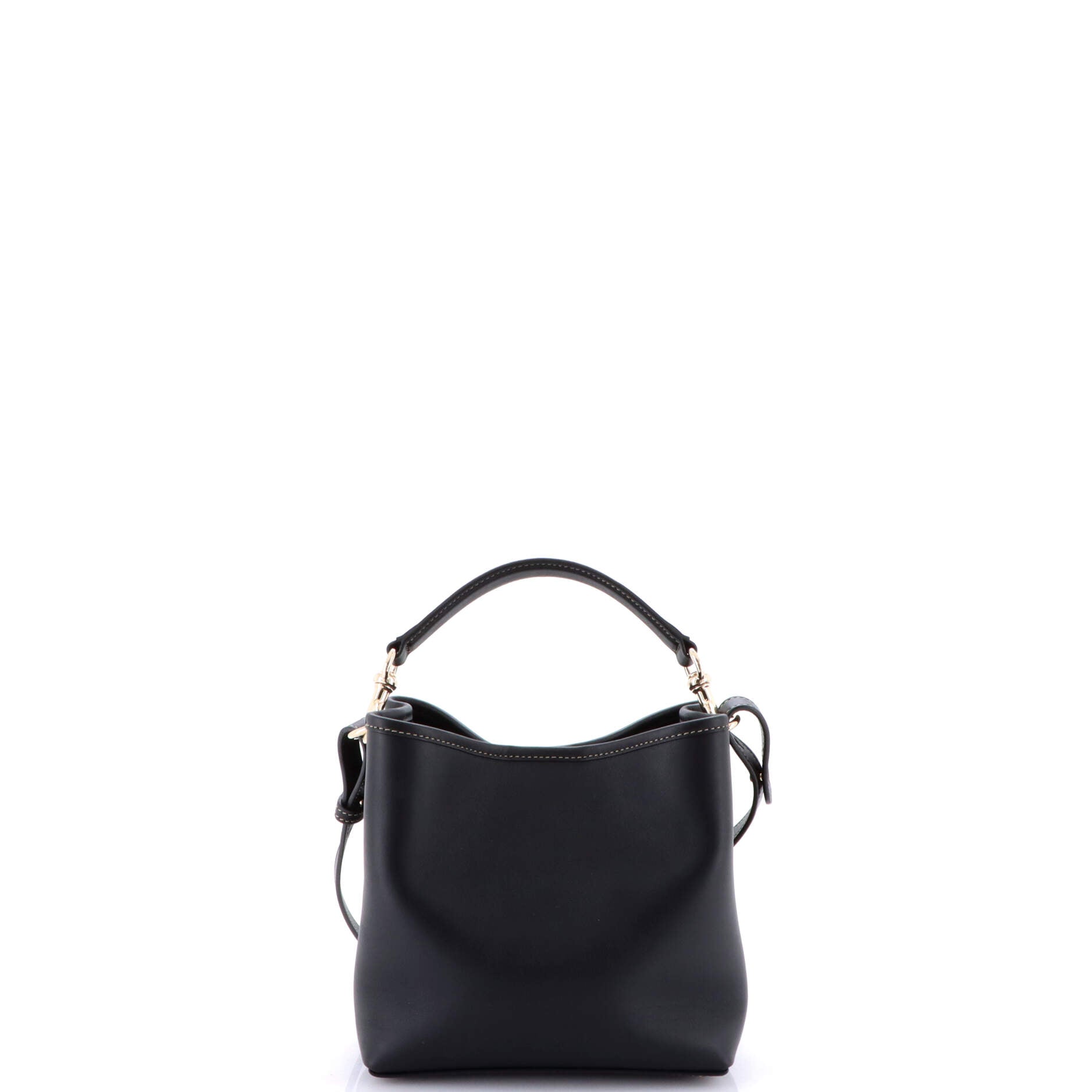 Emblem Bucket Bag Leather Small