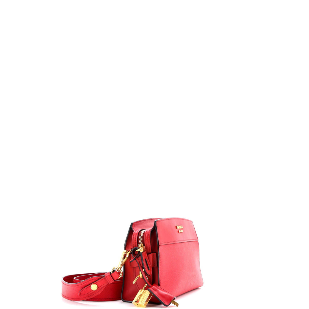 Esplanade Crossbody Bag Saffiano with City Calf Small