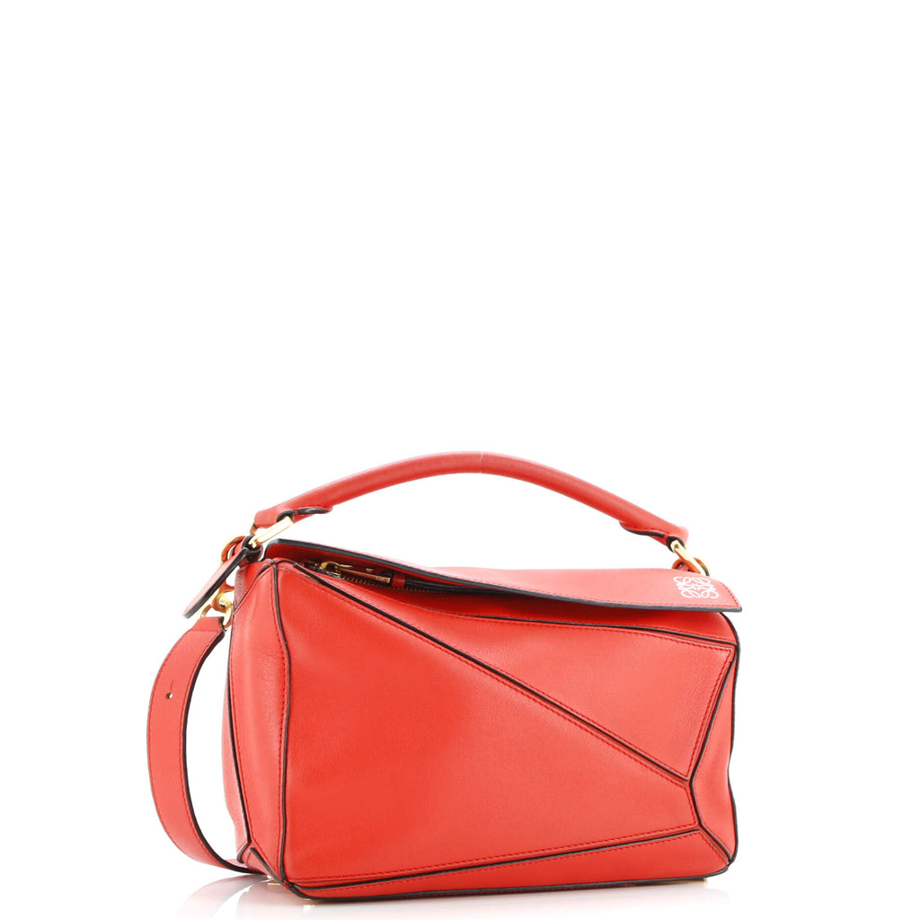 Puzzle Bag Leather Small