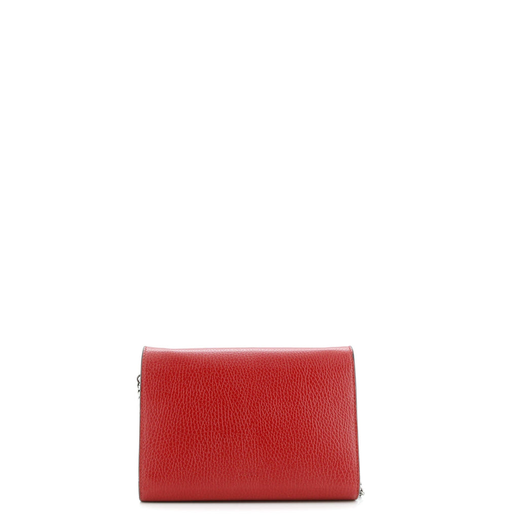 Dionysus Chain Wallet Leather with Embellished Detail Small
