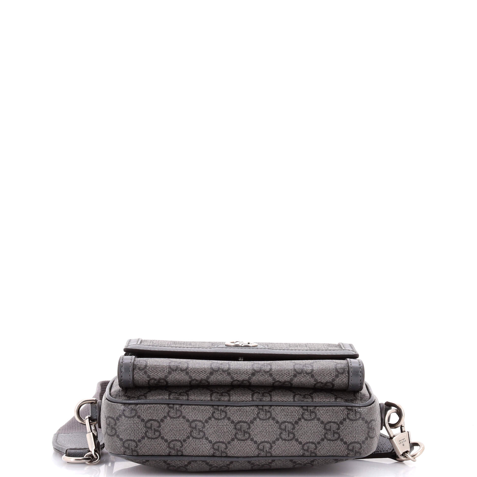 Ophidia Front Pocket Camera Bag GG Coated Canvas Mini