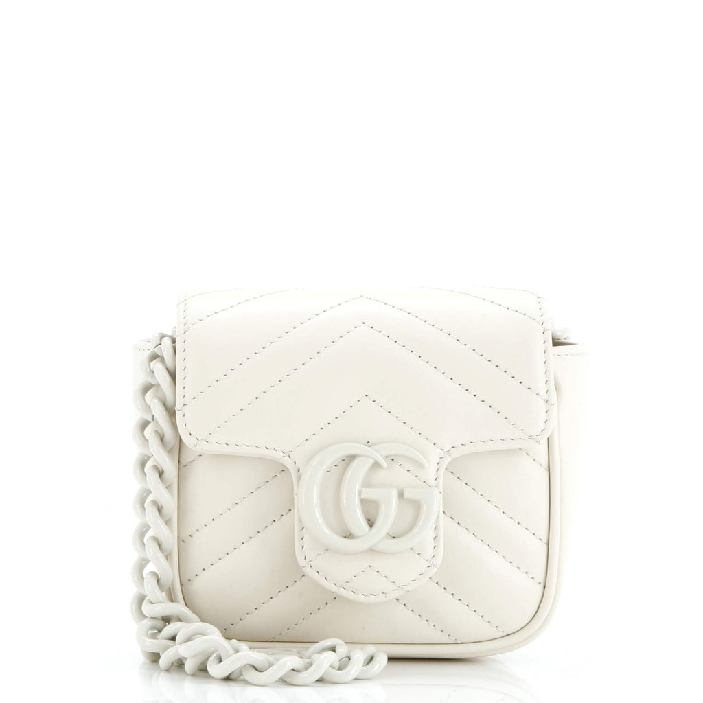 GG Marmont Flap Belt Bag Matelasse Leather Mini