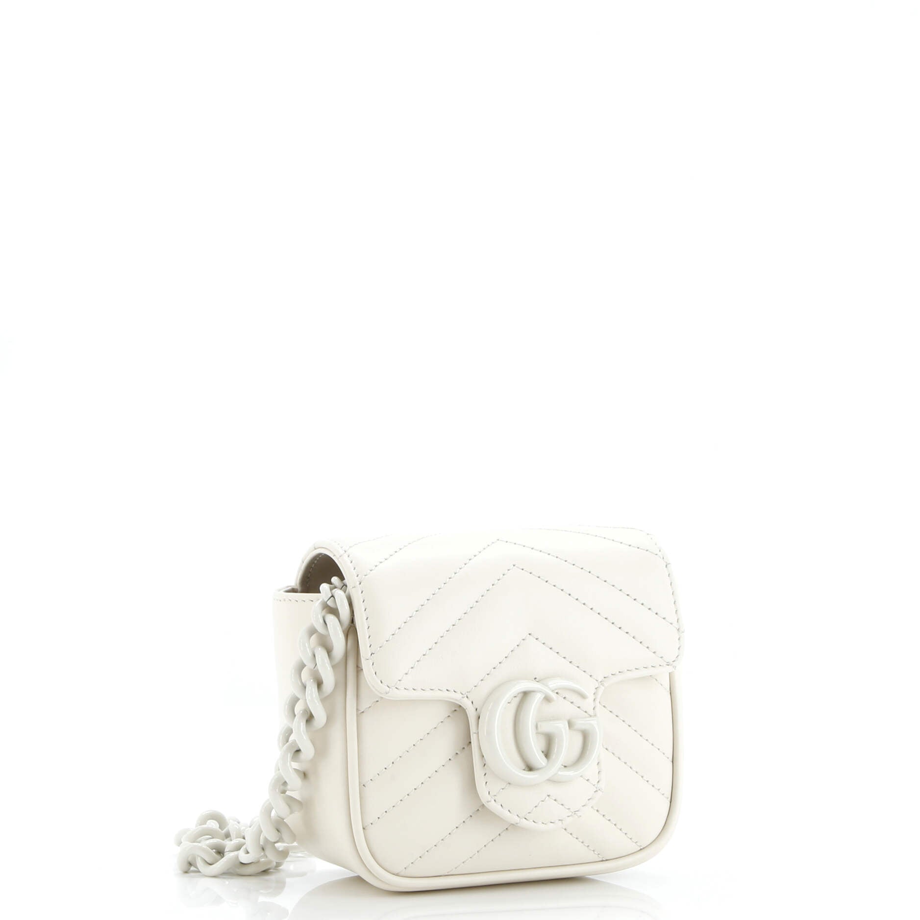 GG Marmont Flap Belt Bag Matelasse Leather Mini