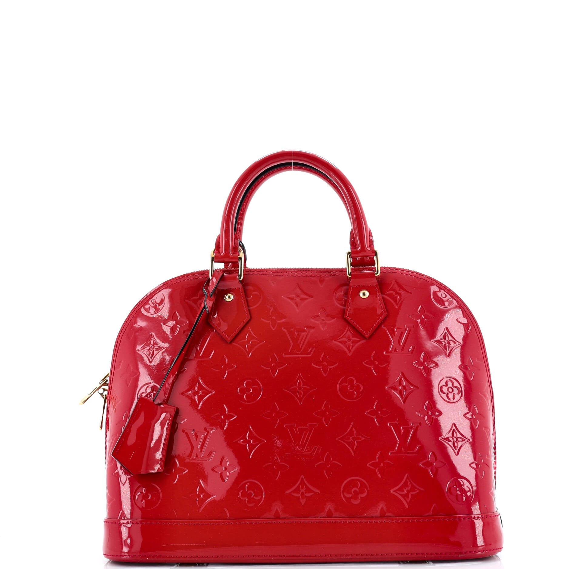 Alma Handbag Monogram Vernis PM