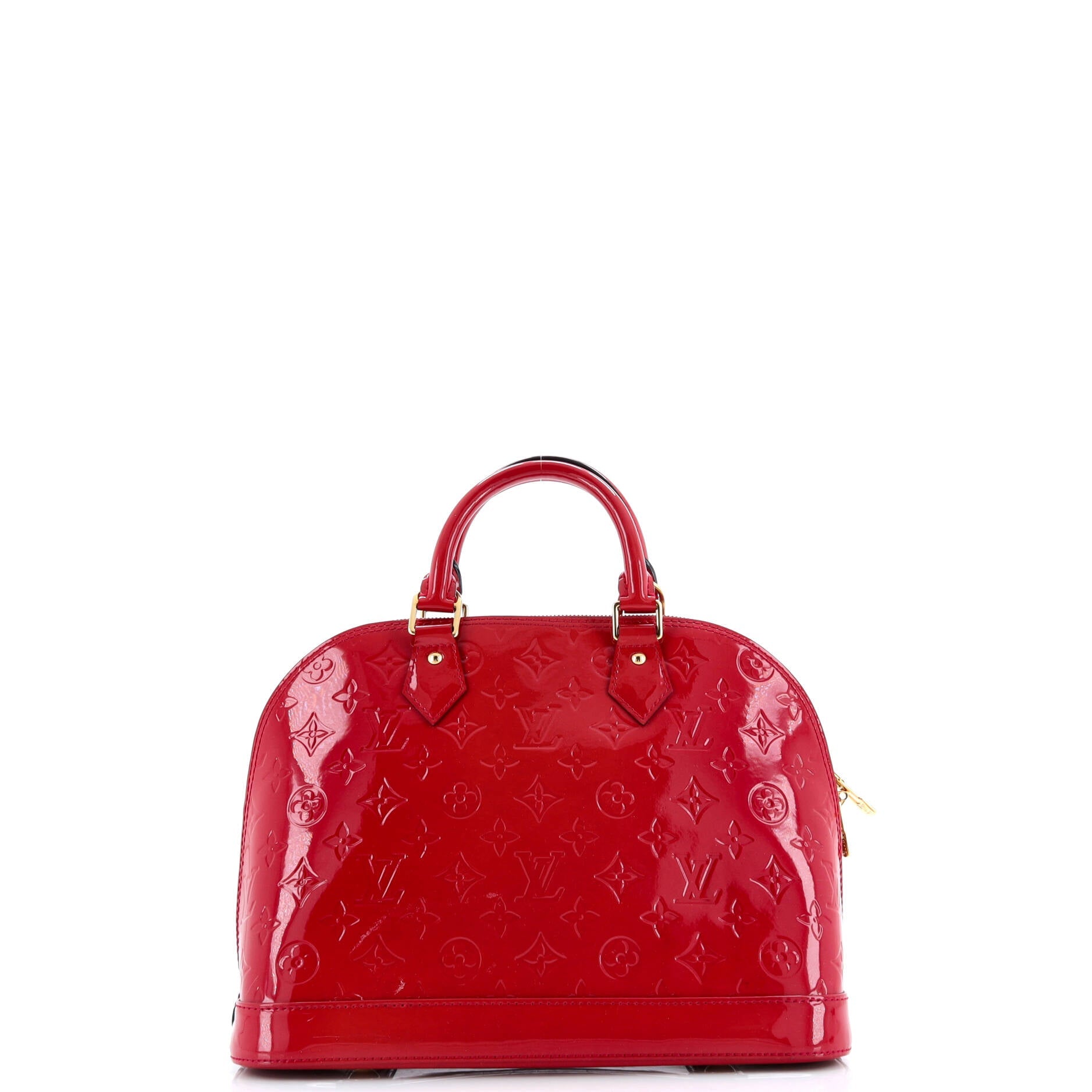 Alma Handbag Monogram Vernis PM