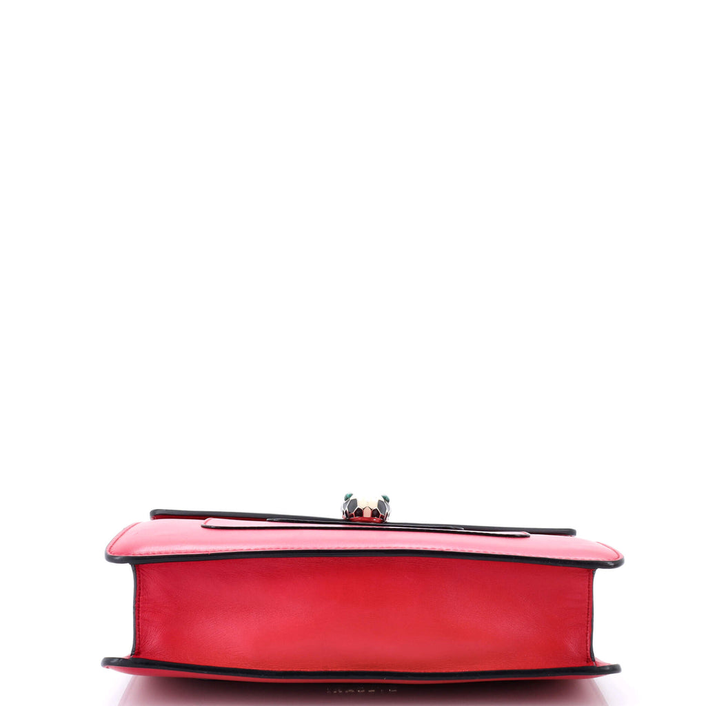 Serpenti Forever Square Shoulder Bag Leather Medium