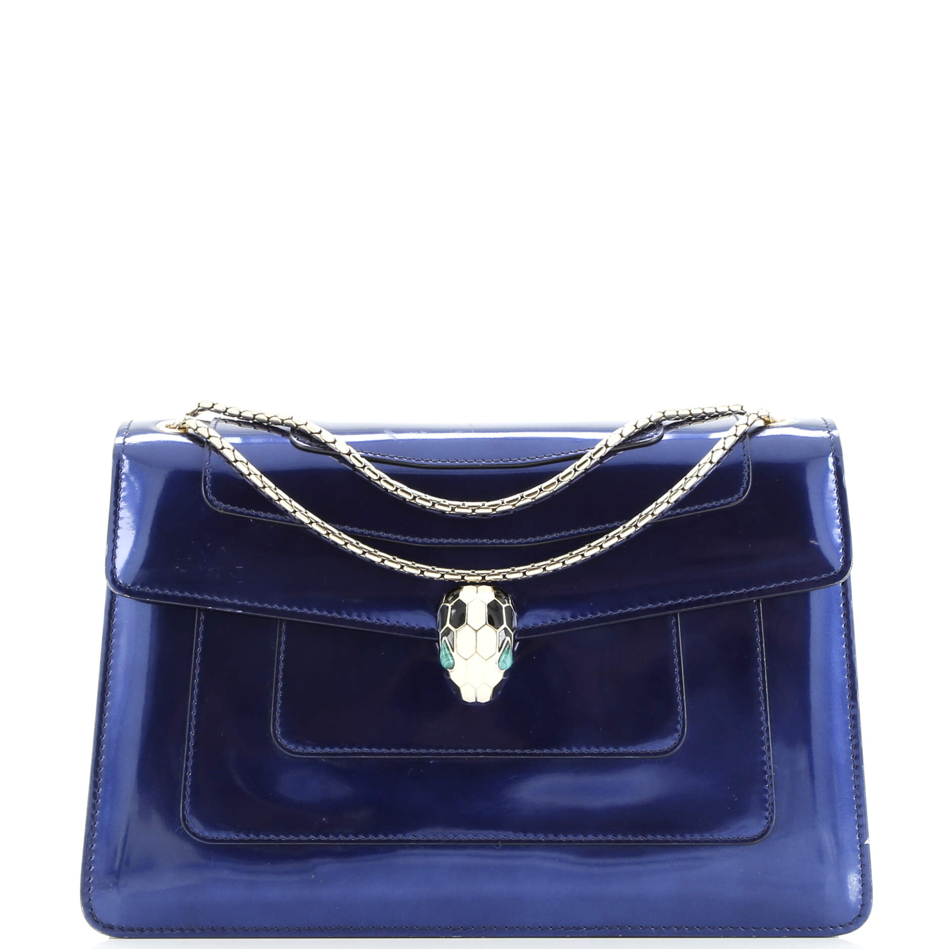 Serpenti Forever Shoulder Bag Patent Medium
