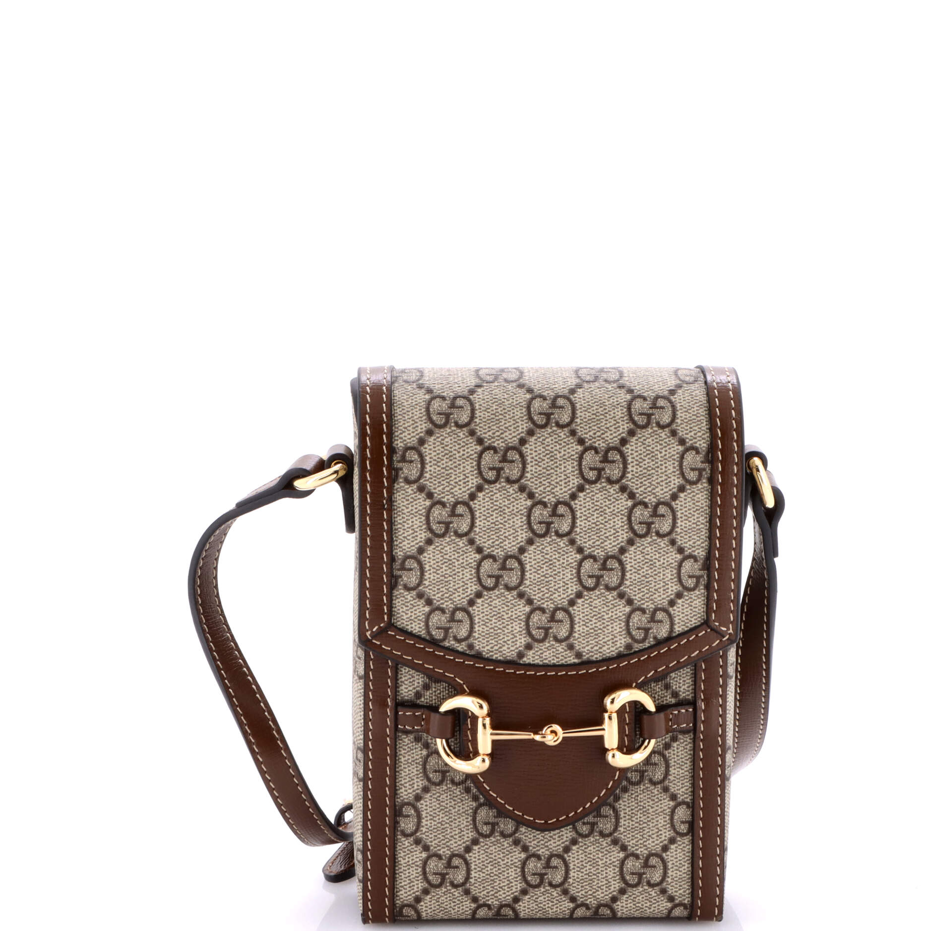 Horsebit 1955 Crossbody Bag GG Coated Canvas with Leather Mini