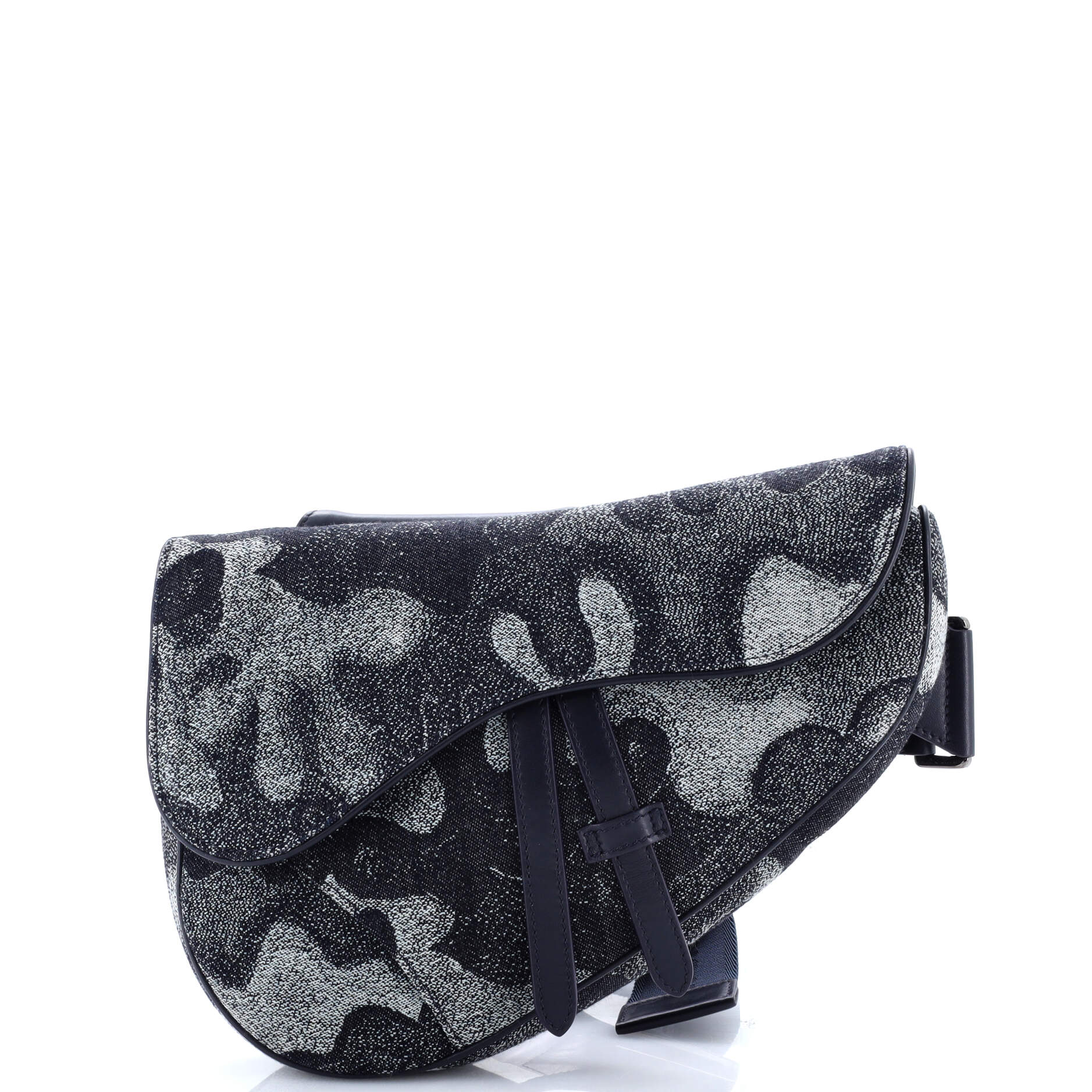 Peter Doig Saddle Bag Printed Denim and Leather