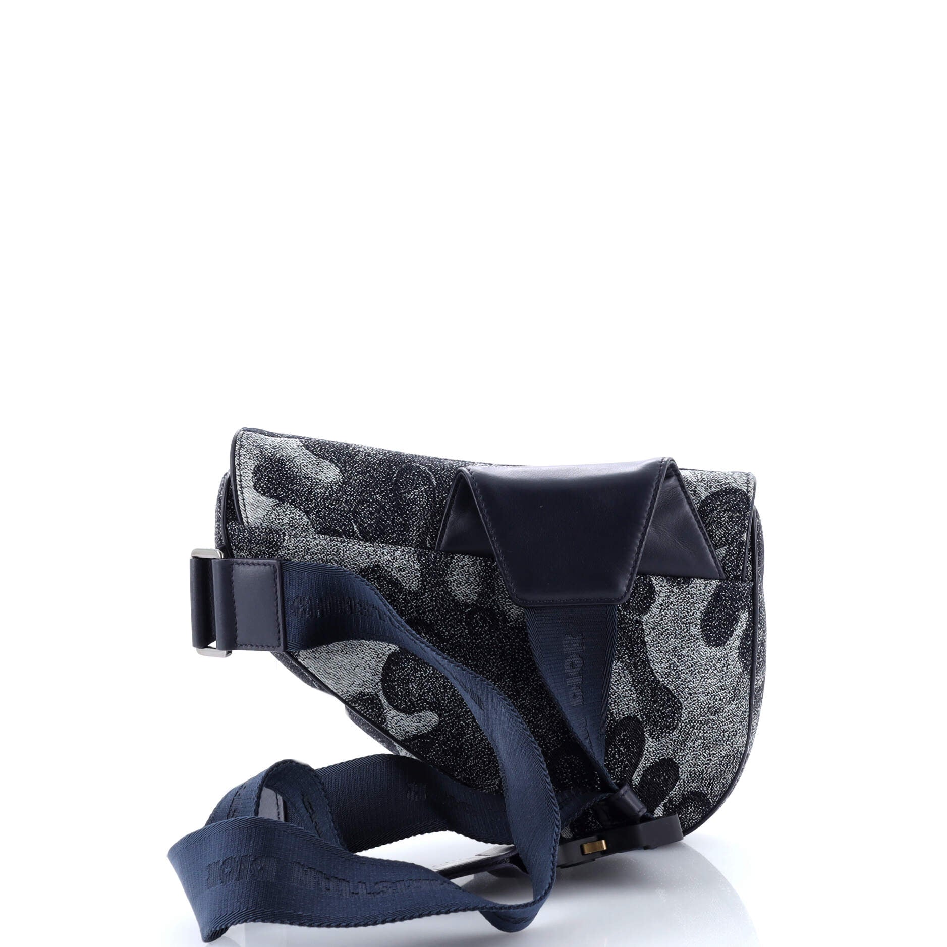 Peter Doig Saddle Bag Printed Denim and Leather