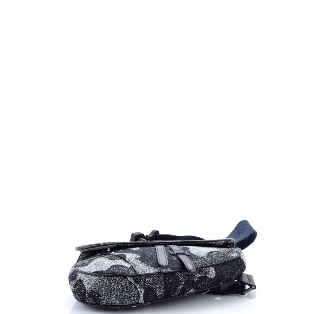 Peter Doig Saddle Bag Printed Denim and Leather