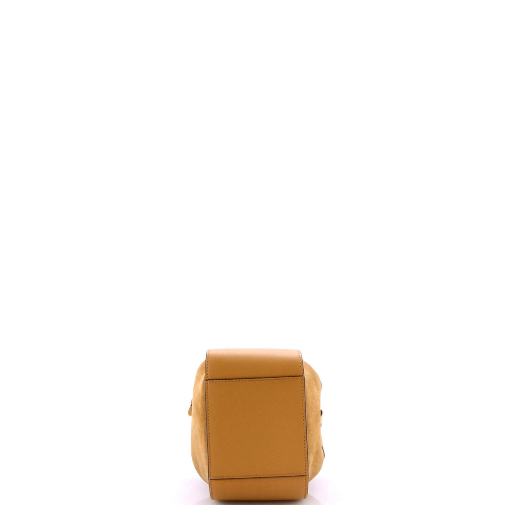Hammock Bag Leather and Suede Mini