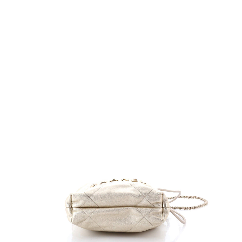 22 Chain Hobo Quilted Calfskin Mini