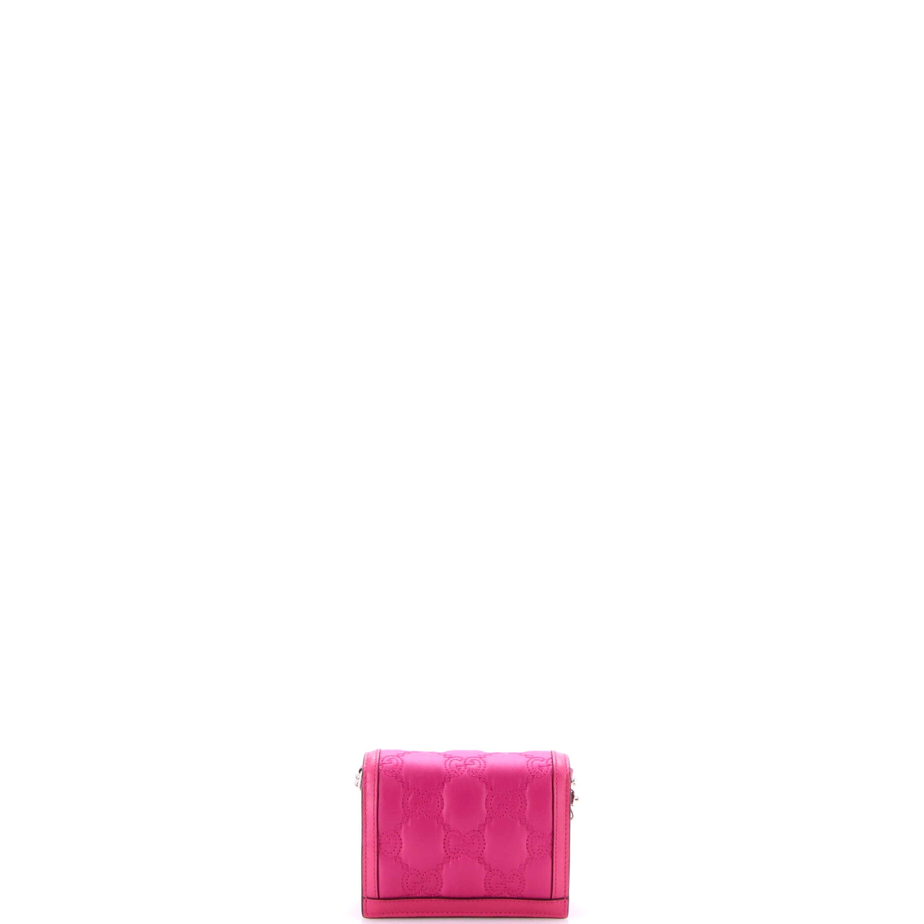 GG Marmont Flap Messenger Bag GG Matelasse Nylon with Leather Mini