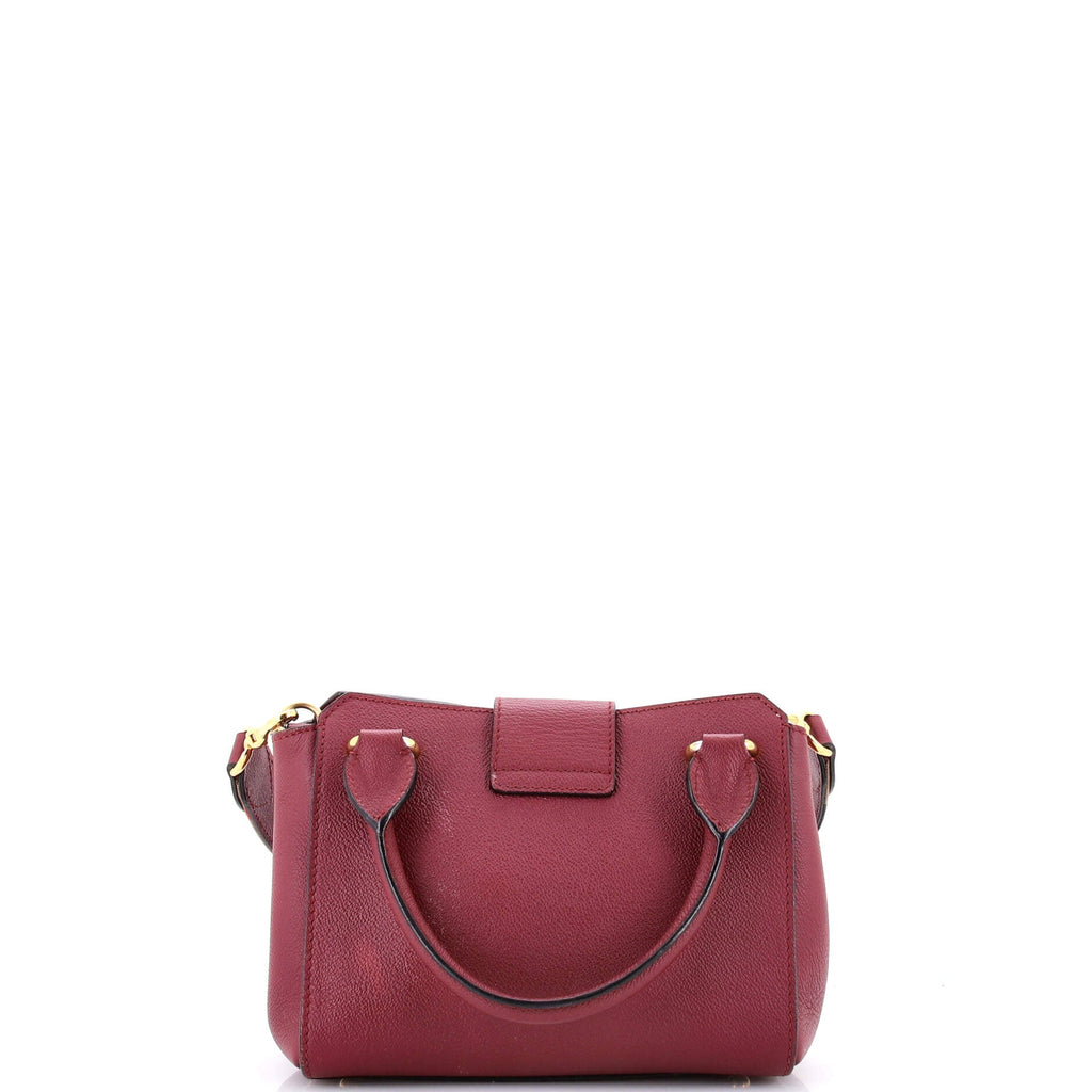 Buckle Tote Leather Small
