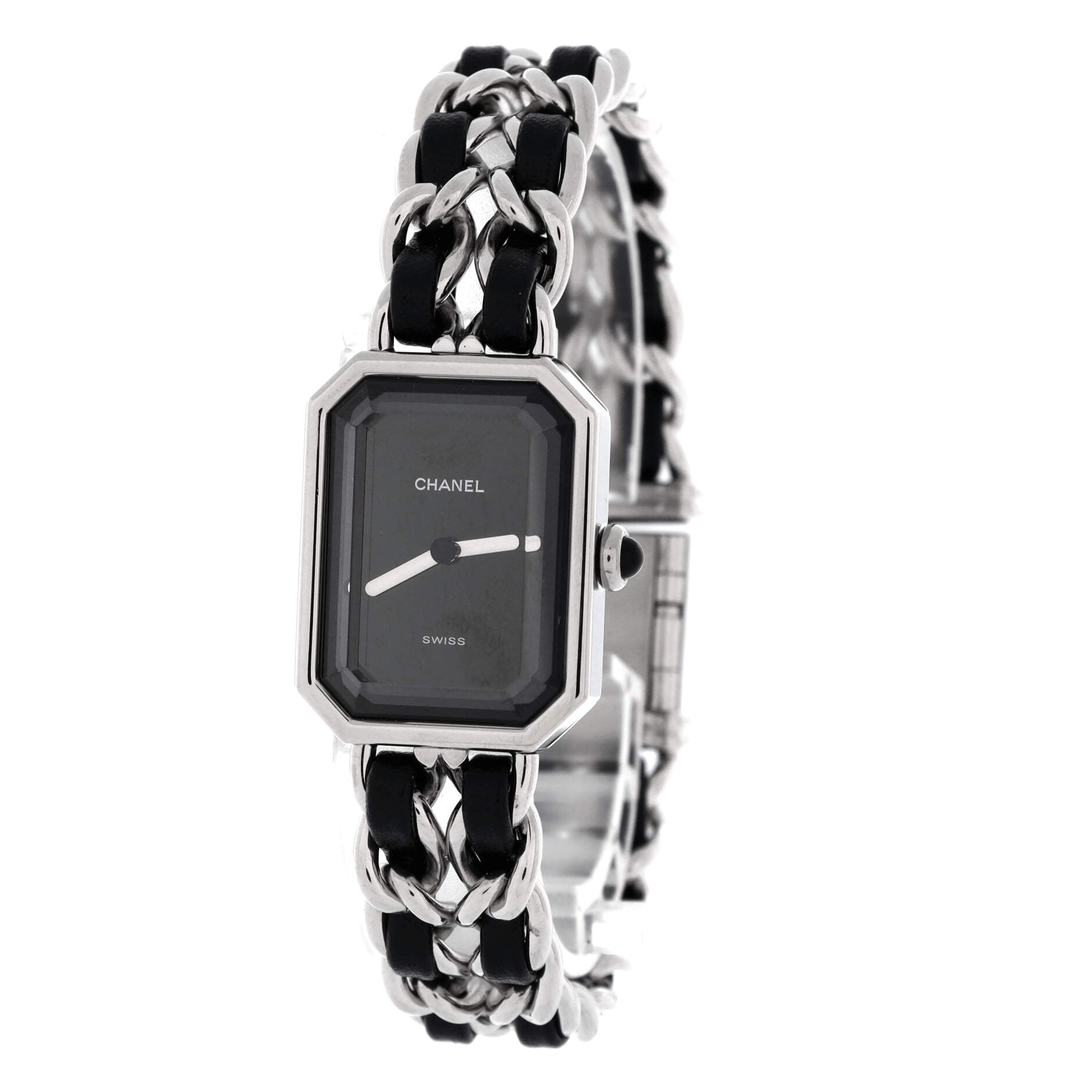 Premiere Rock Quartz Watch Stainless Steel and Leather 20