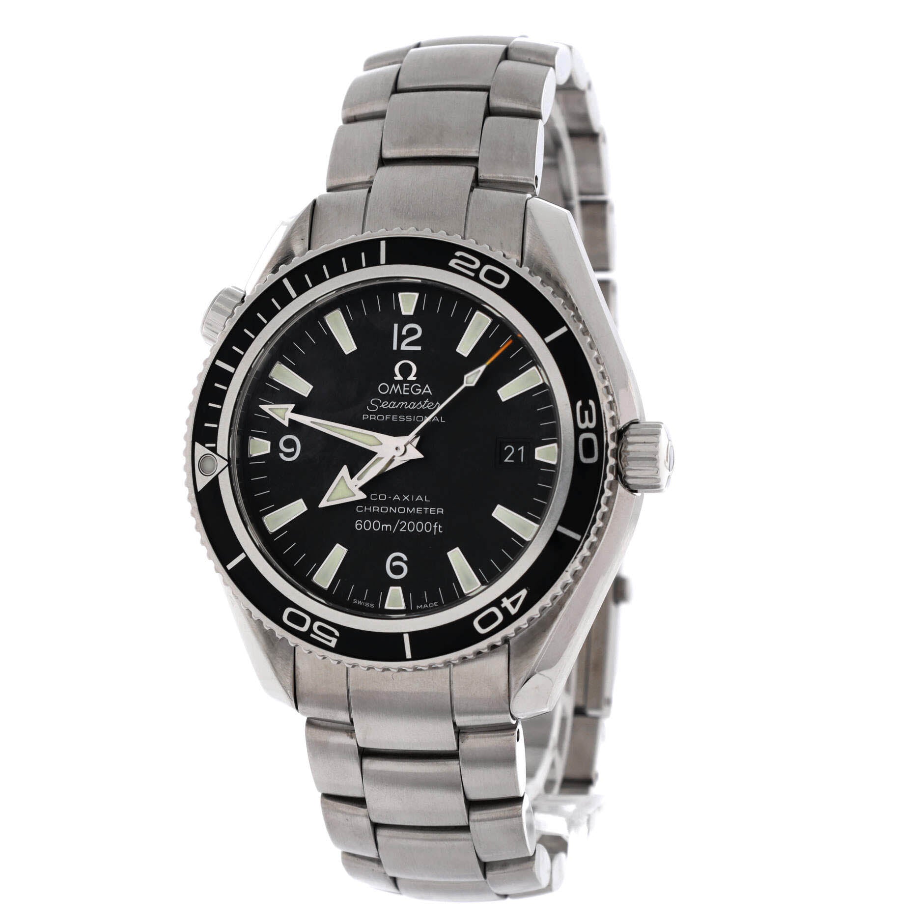 Seamaster Professional Planet Ocean 600M Co-Axial Chronometer Automatic Watch Stainless Steel 42