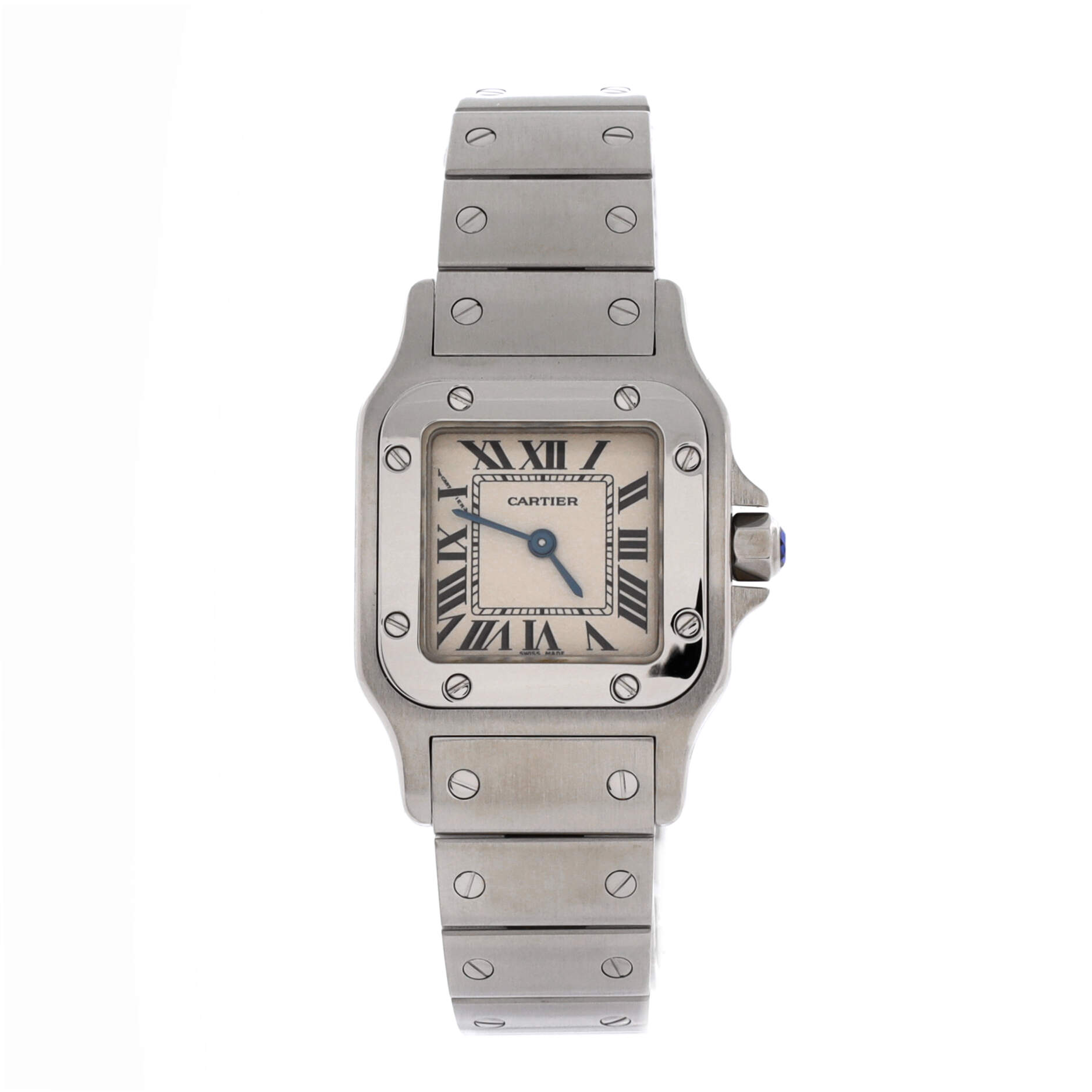 Santos de Cartier Galbee Quartz Watch Stainless Steel 24