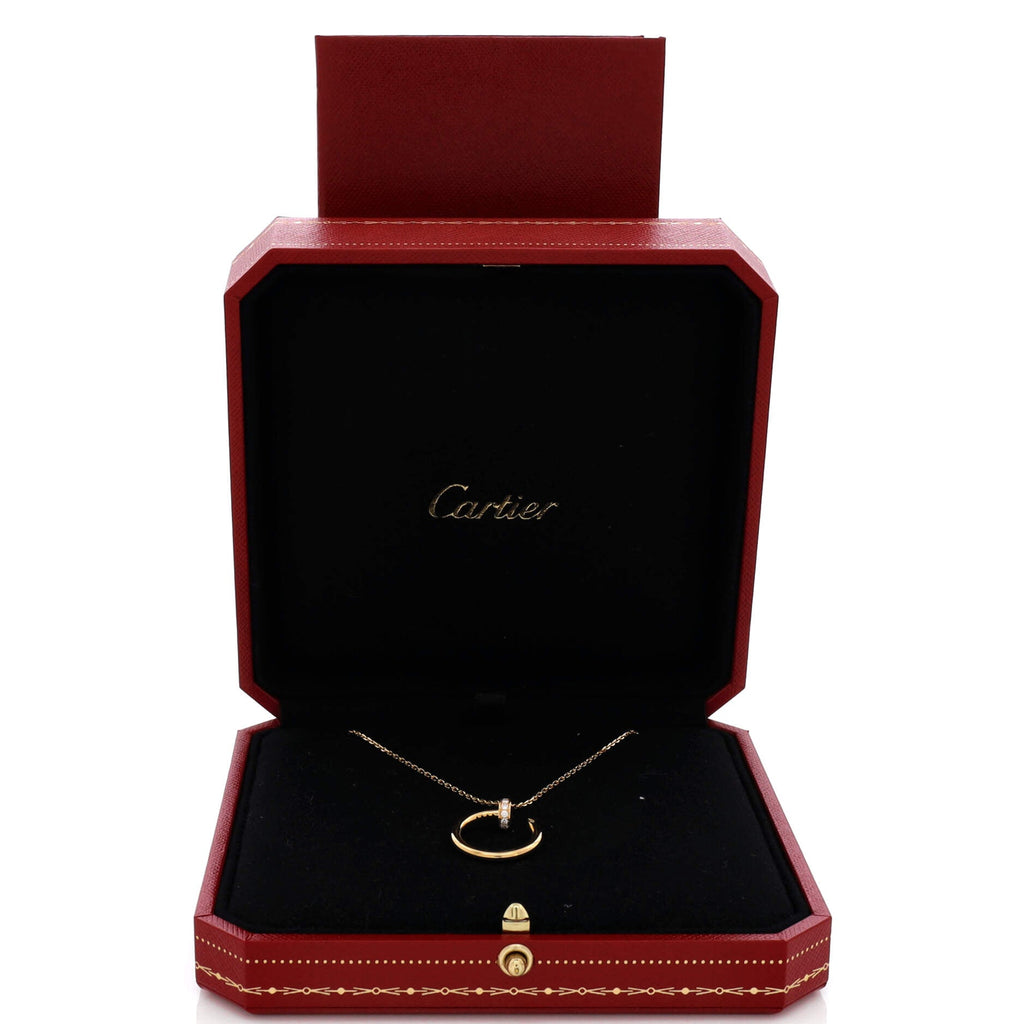 Juste un Clou Pendant Necklace 18K Yellow Gold with Diamonds
