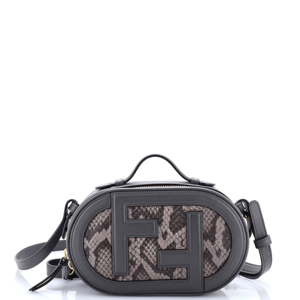 O'Lock Camera Bag Leather with Python Mini
