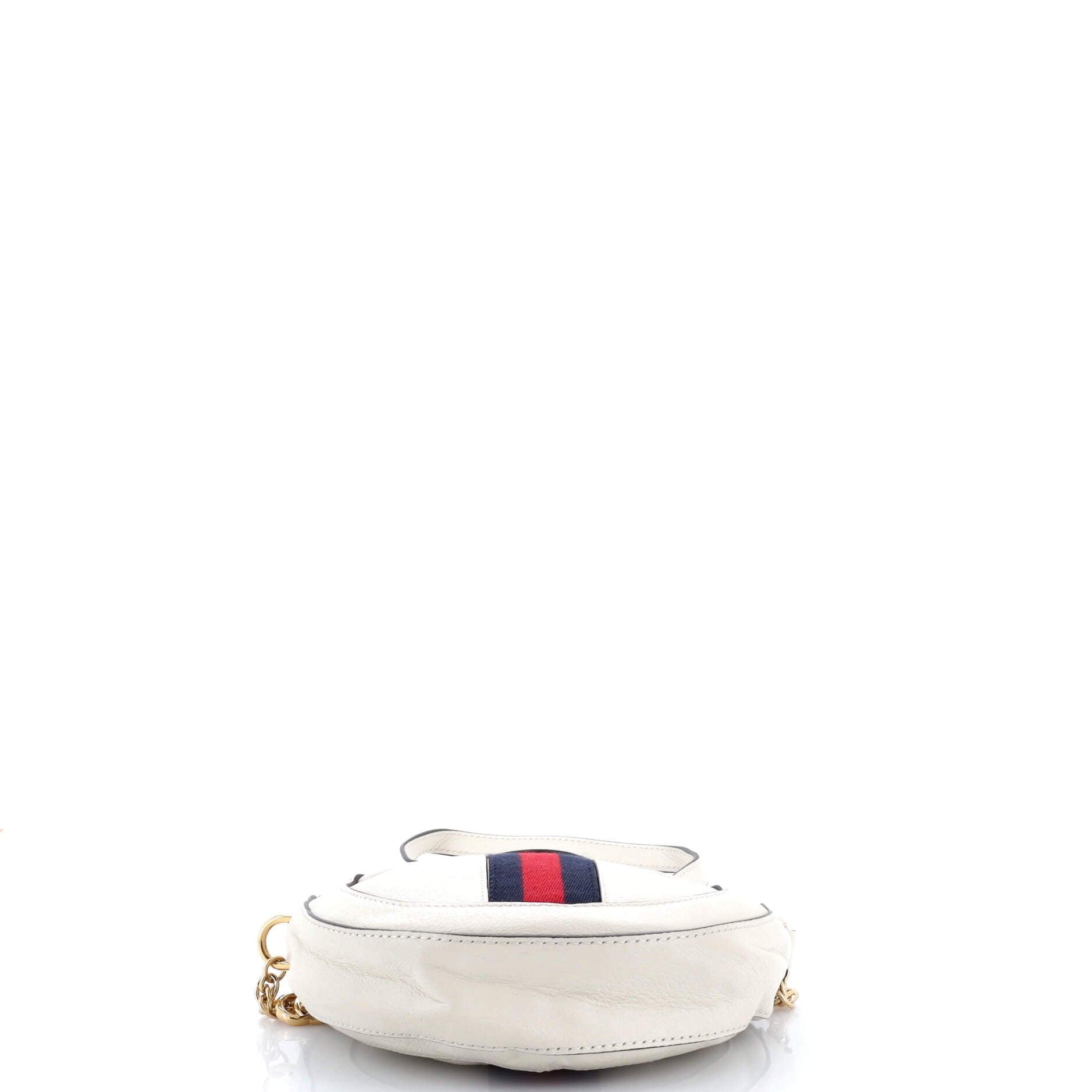 Ophidia Round Shoulder Bag Leather Mini