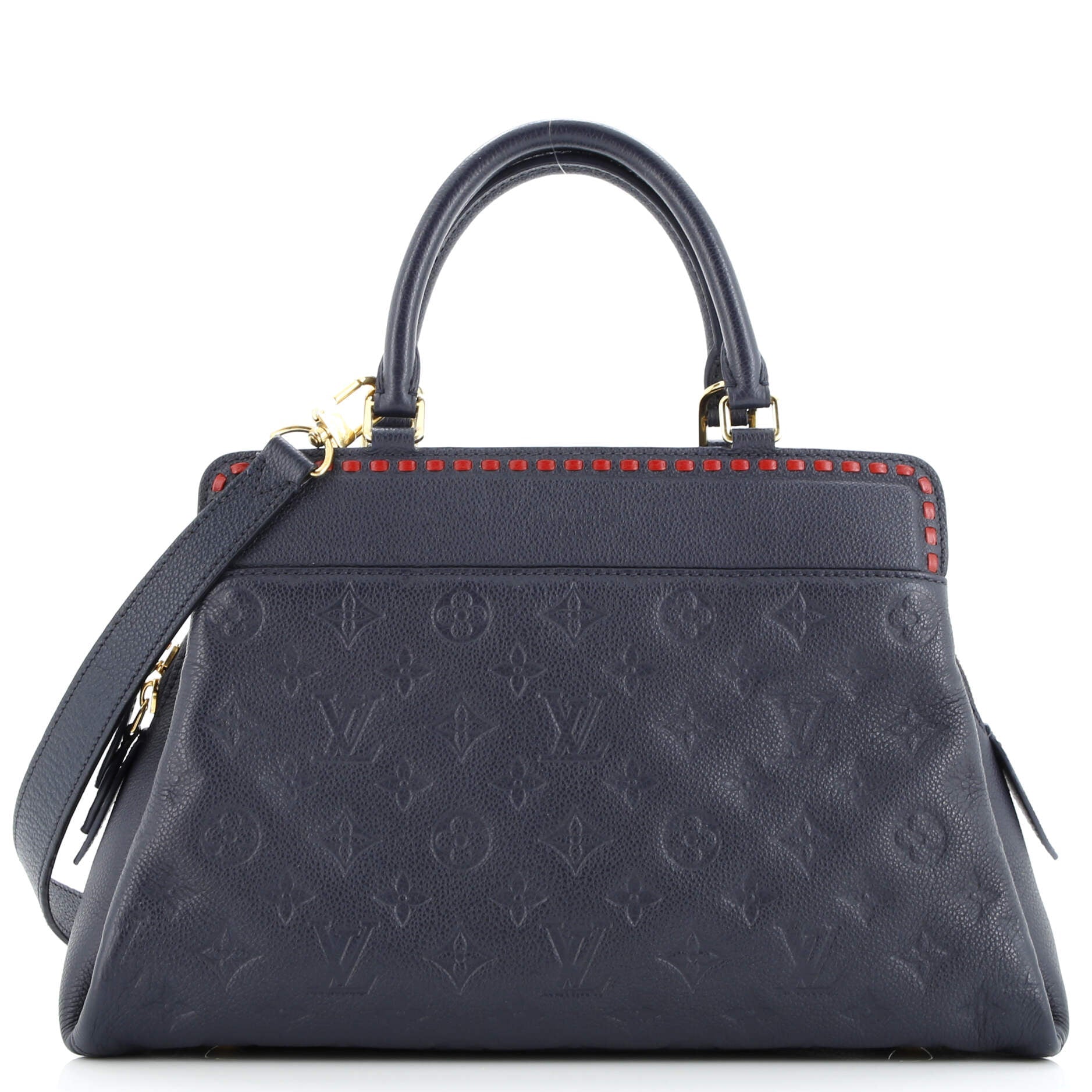 Vosges Handbag Whipstitch Monogram Empreinte Leather MM