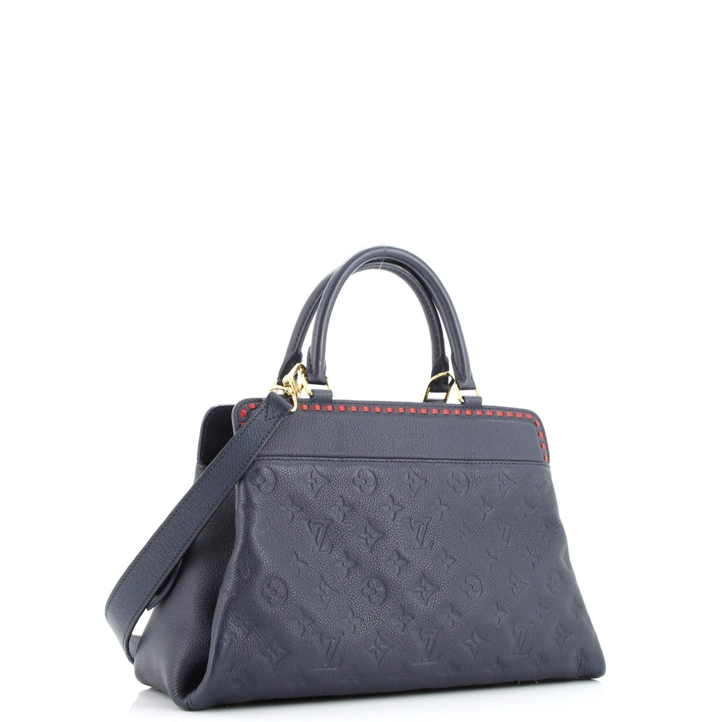 Vosges Handbag Whipstitch Monogram Empreinte Leather MM