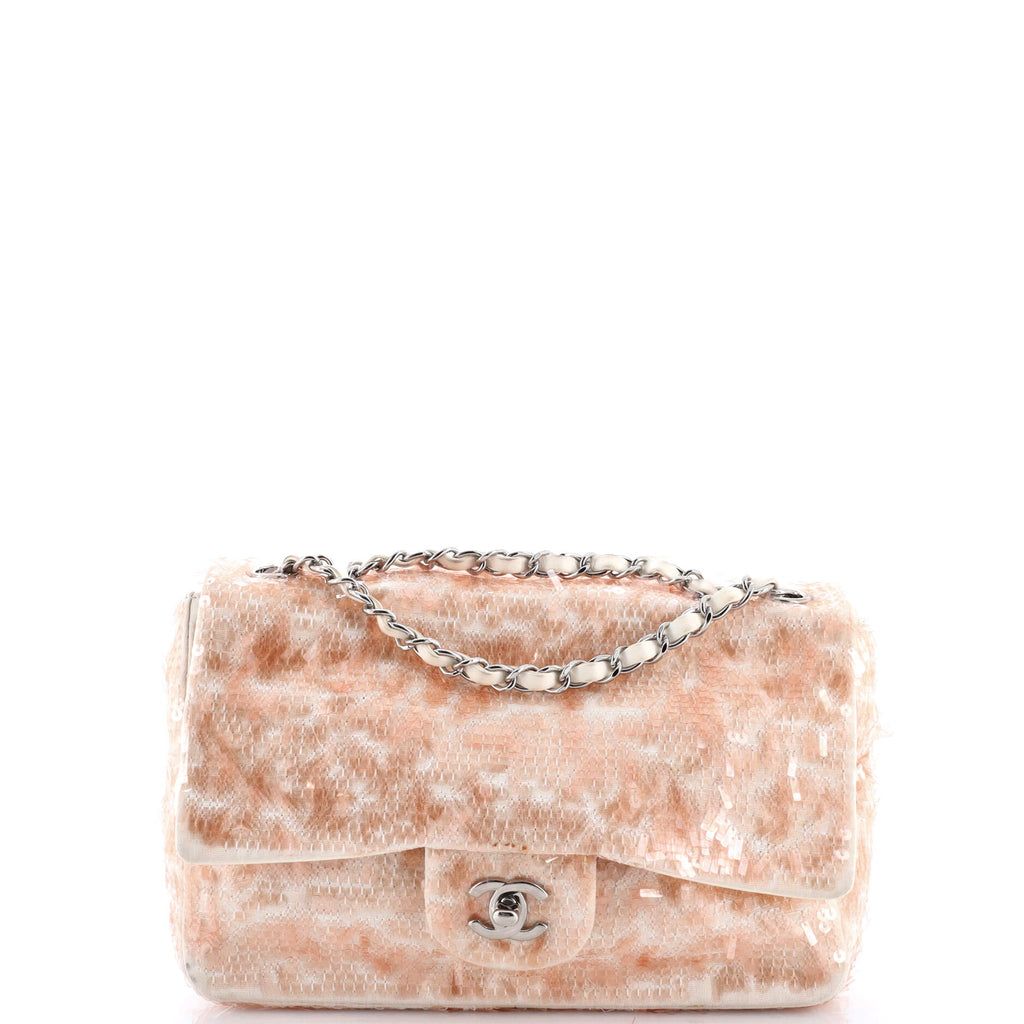 Classic Single Flap Bag Sequins Small