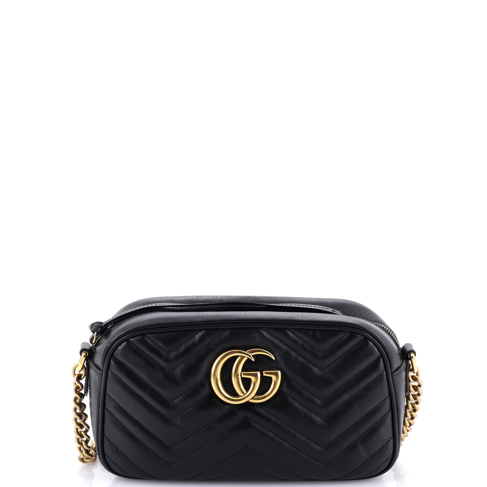 GG Marmont Shoulder Bag Matelasse Leather Small