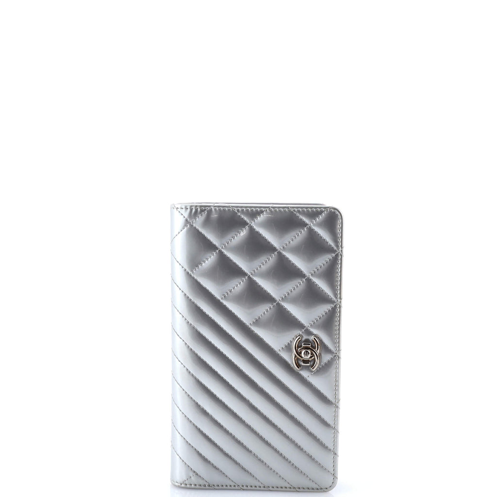 Coco Boy Flap Wallet Quilted Patent Long