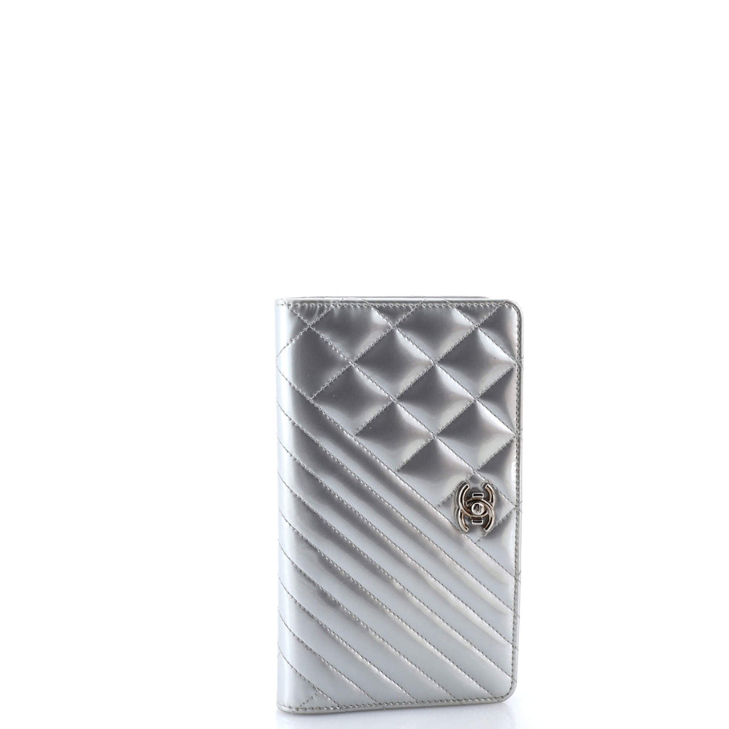 Coco Boy Flap Wallet Quilted Patent Long