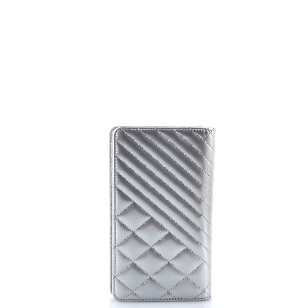 Coco Boy Flap Wallet Quilted Patent Long