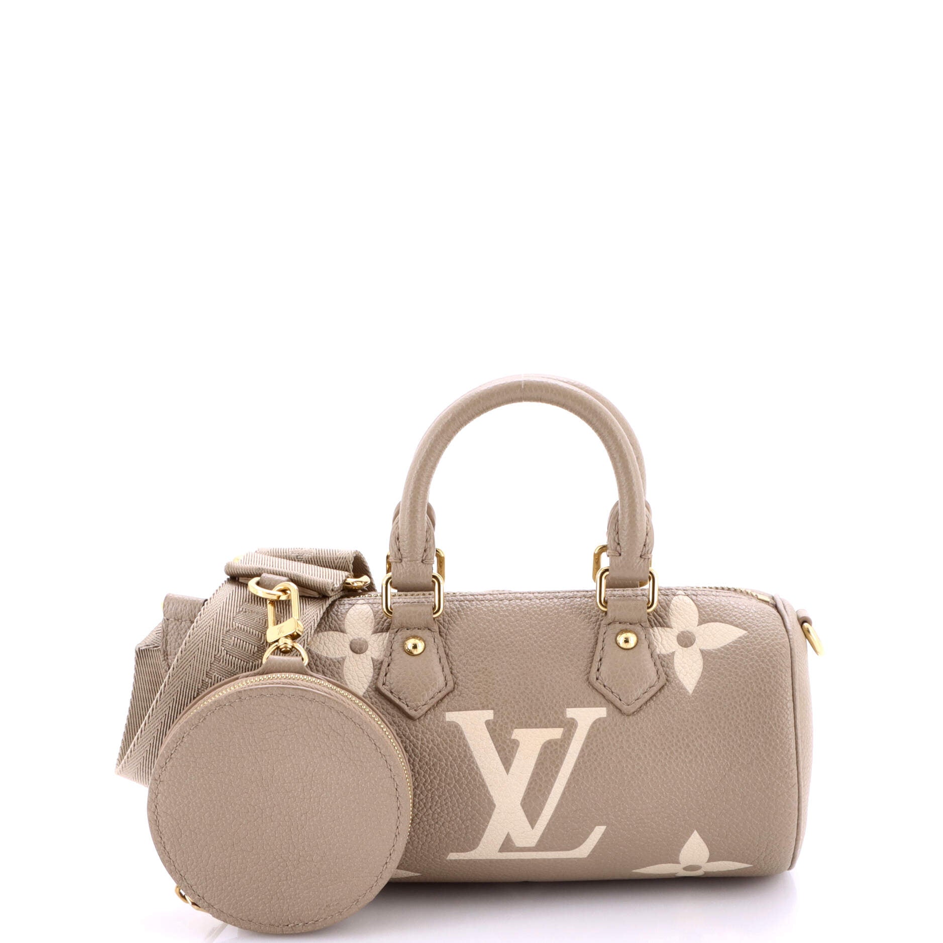 Papillon Handbag Bicolor Monogram Empreinte Giant BB