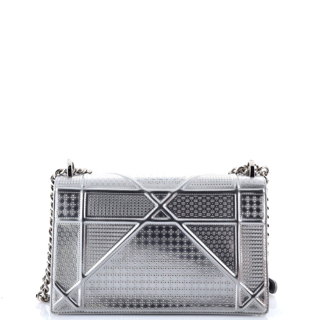 Diorama Flap Bag Cannage Embossed Calfskin Medium