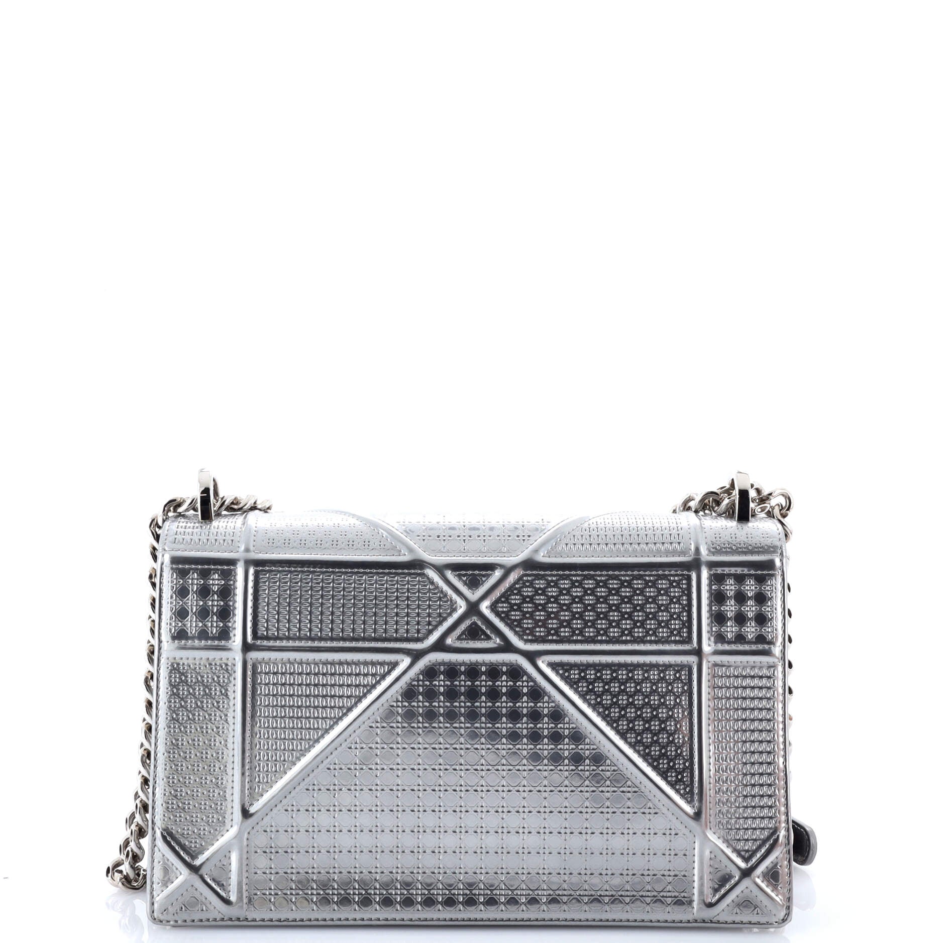 Diorama Flap Bag Cannage Embossed Calfskin Medium