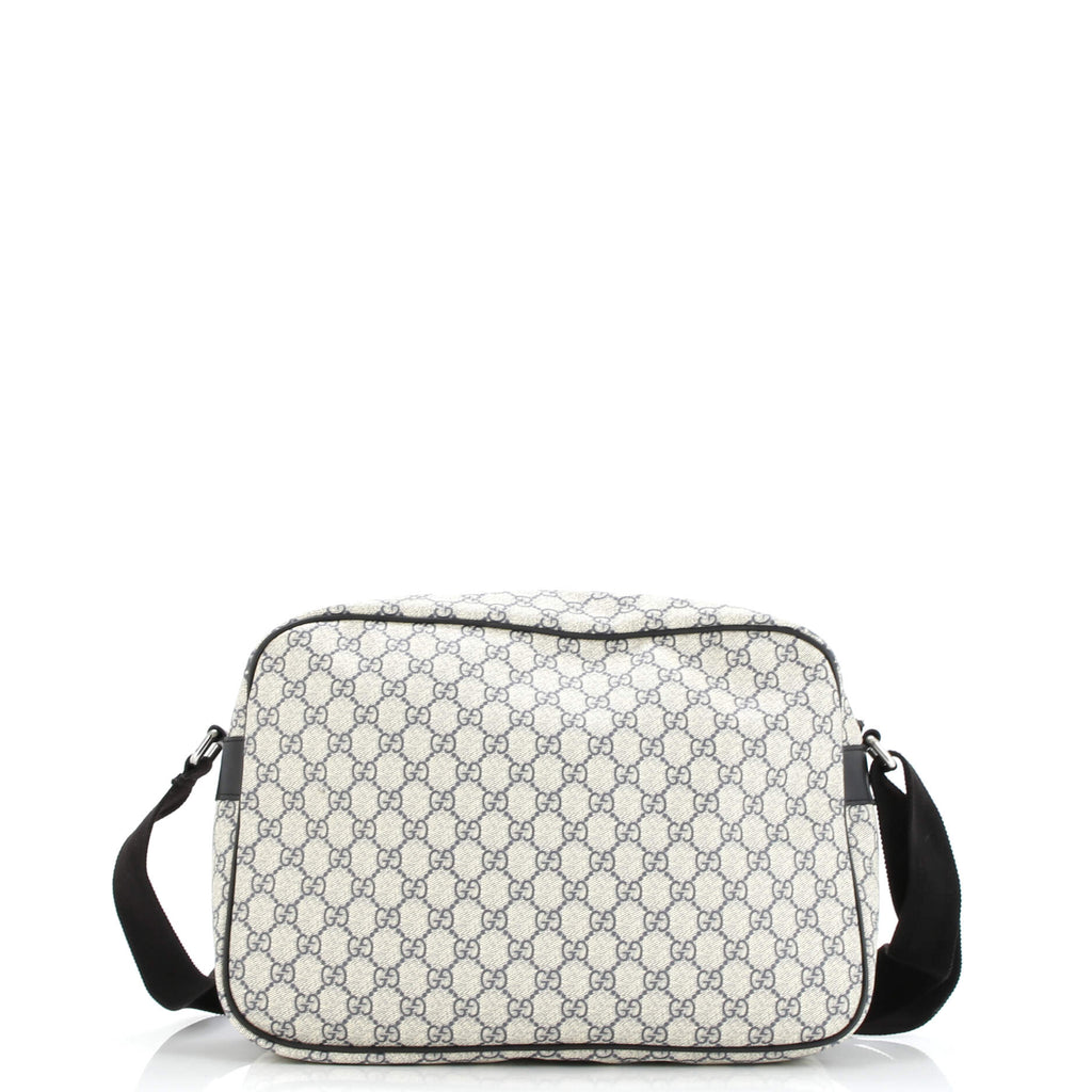 Front Zip Camera Bag GG Coated Canvas Large