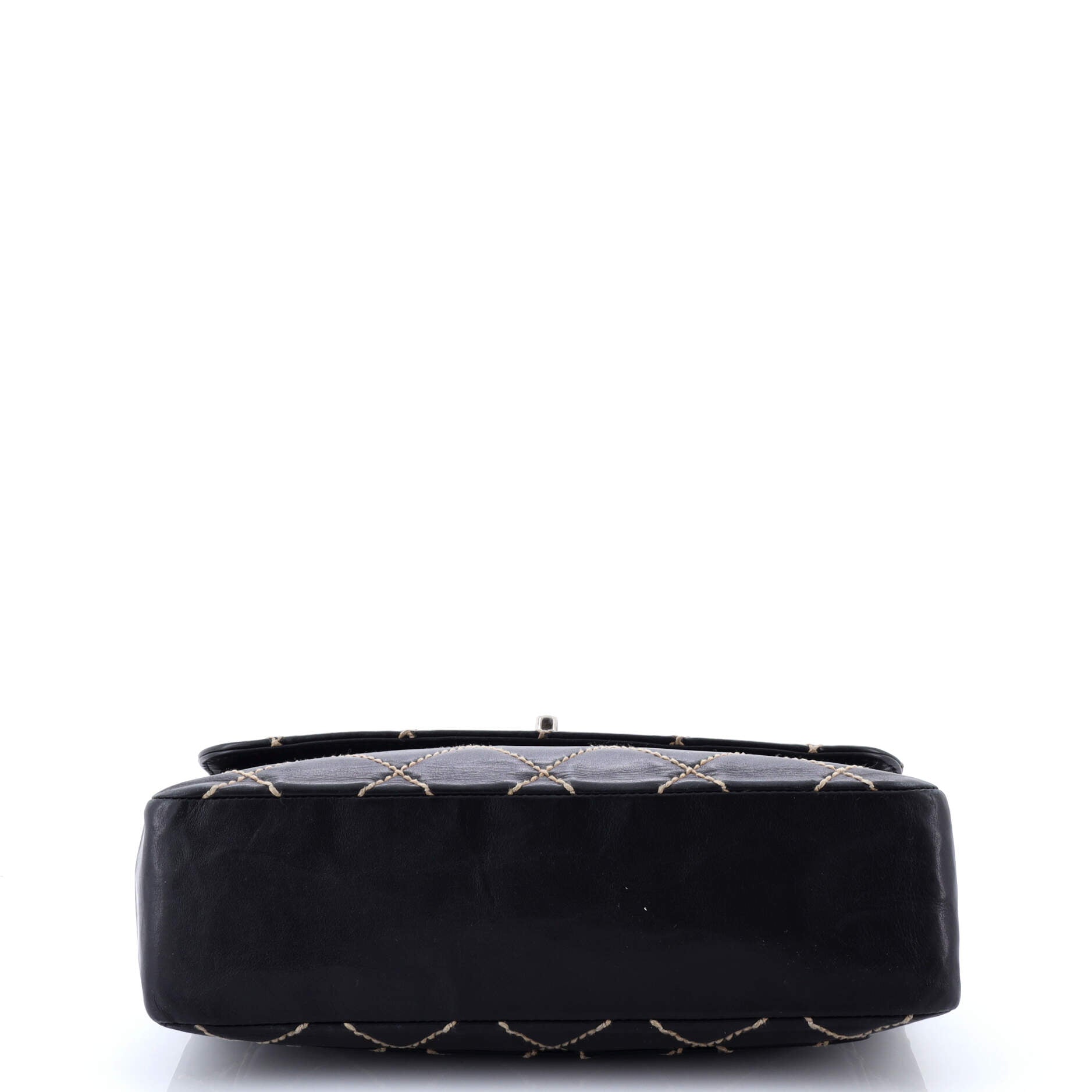 Surpique Flap Bag Quilted Leather Medium