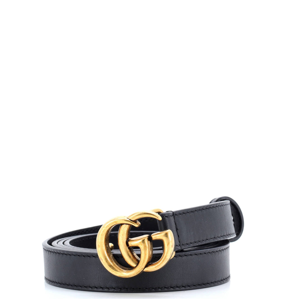 GG Marmont Belt Leather Thin