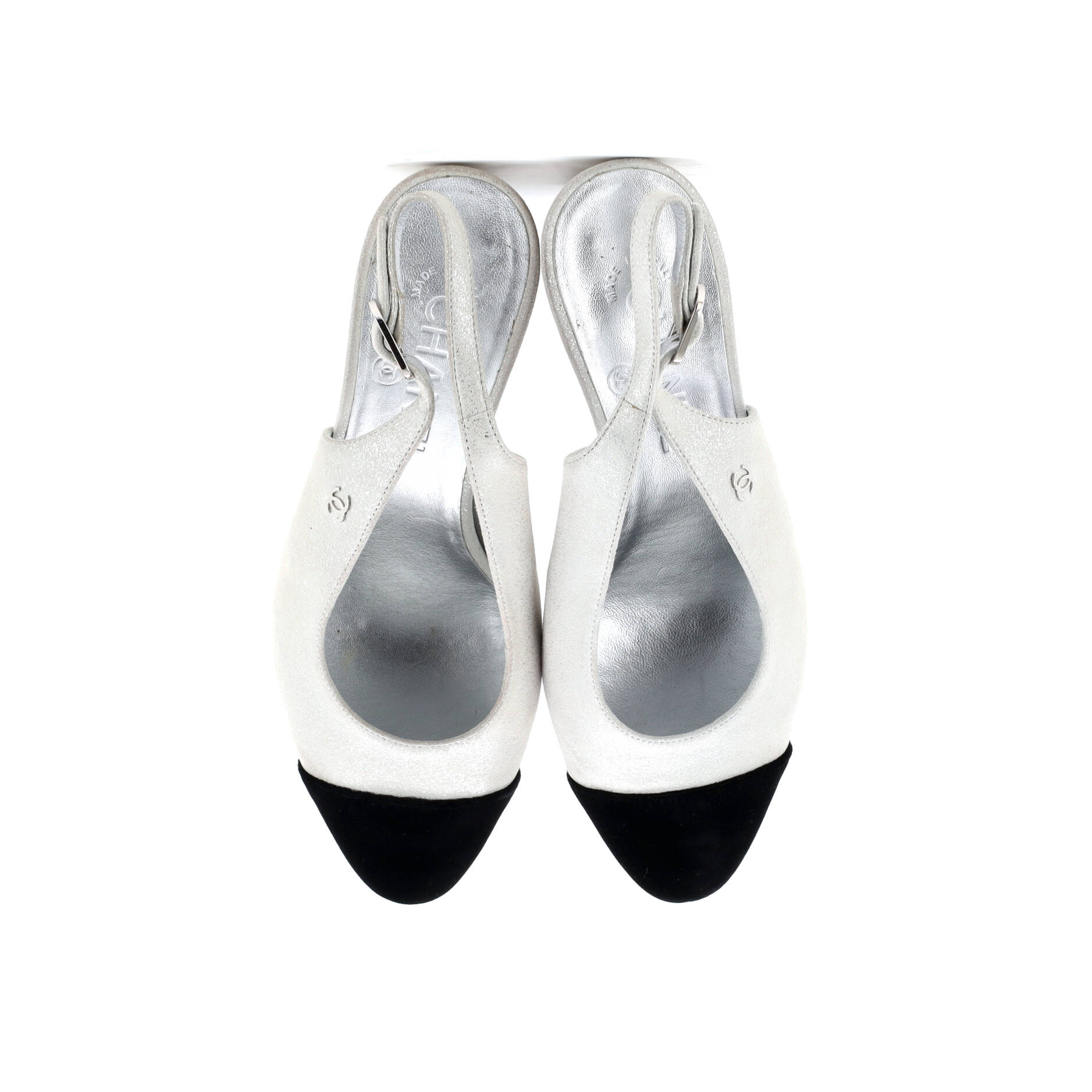 Women’s Cap Toe Slingback Pumps Leather