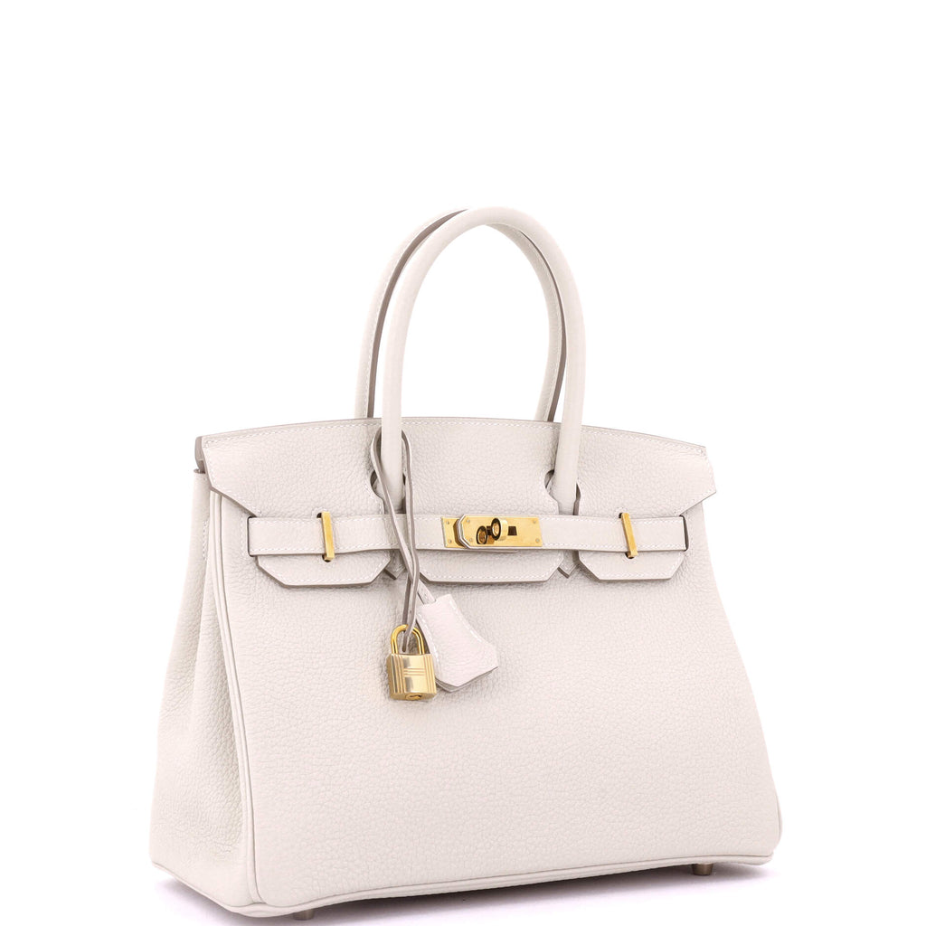 Birkin Handbag Light Togo with Rose Gold Hardware 30