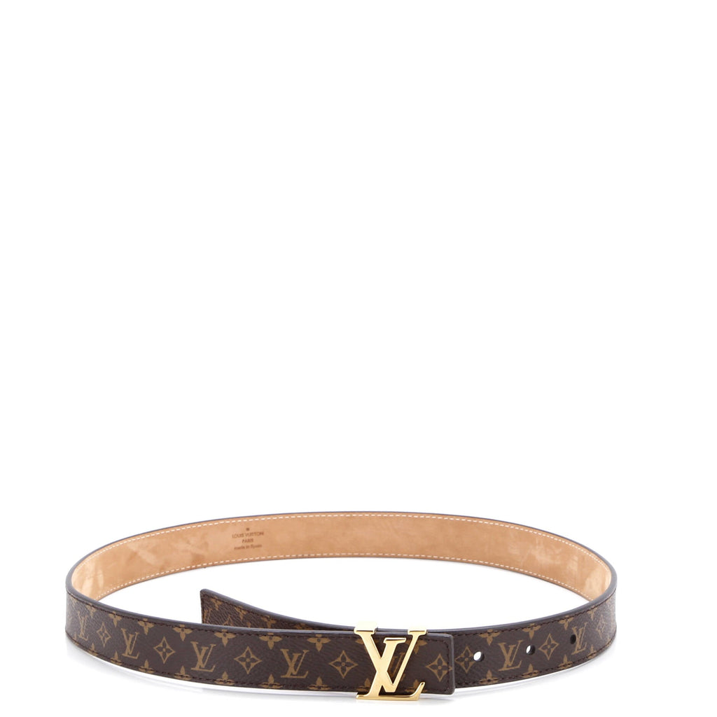 LV Initiales Belt Monogram Canvas Thin