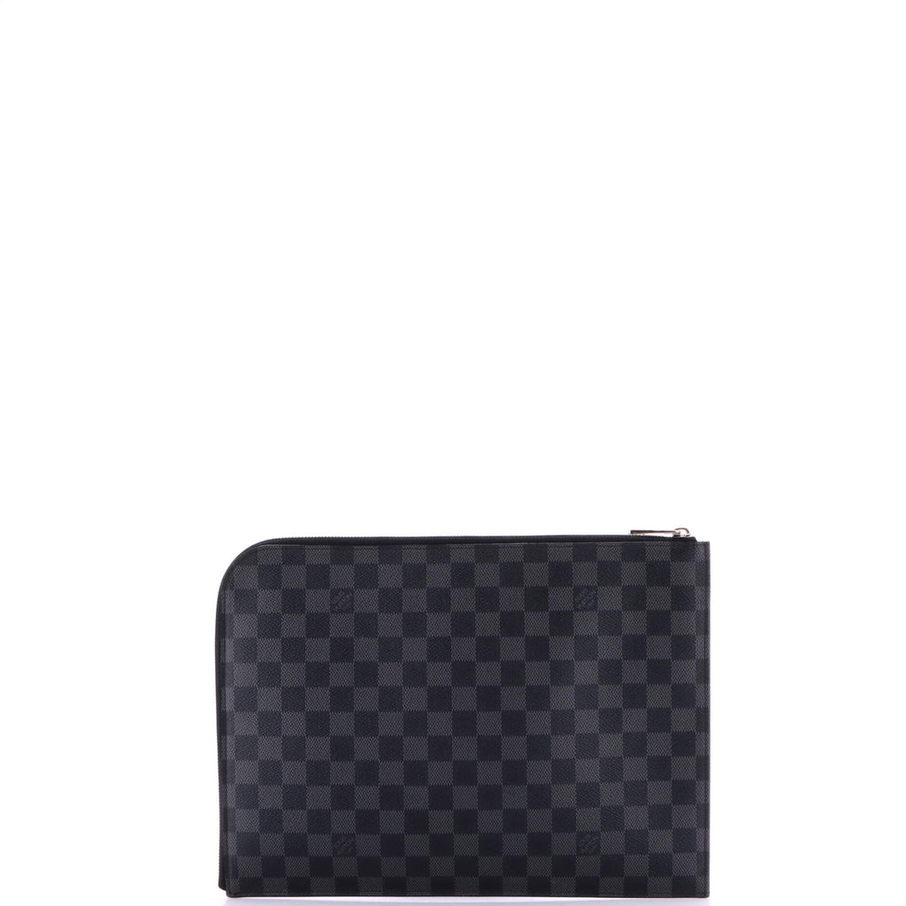 Zip Around Pochette Jour Damier Graphite GM