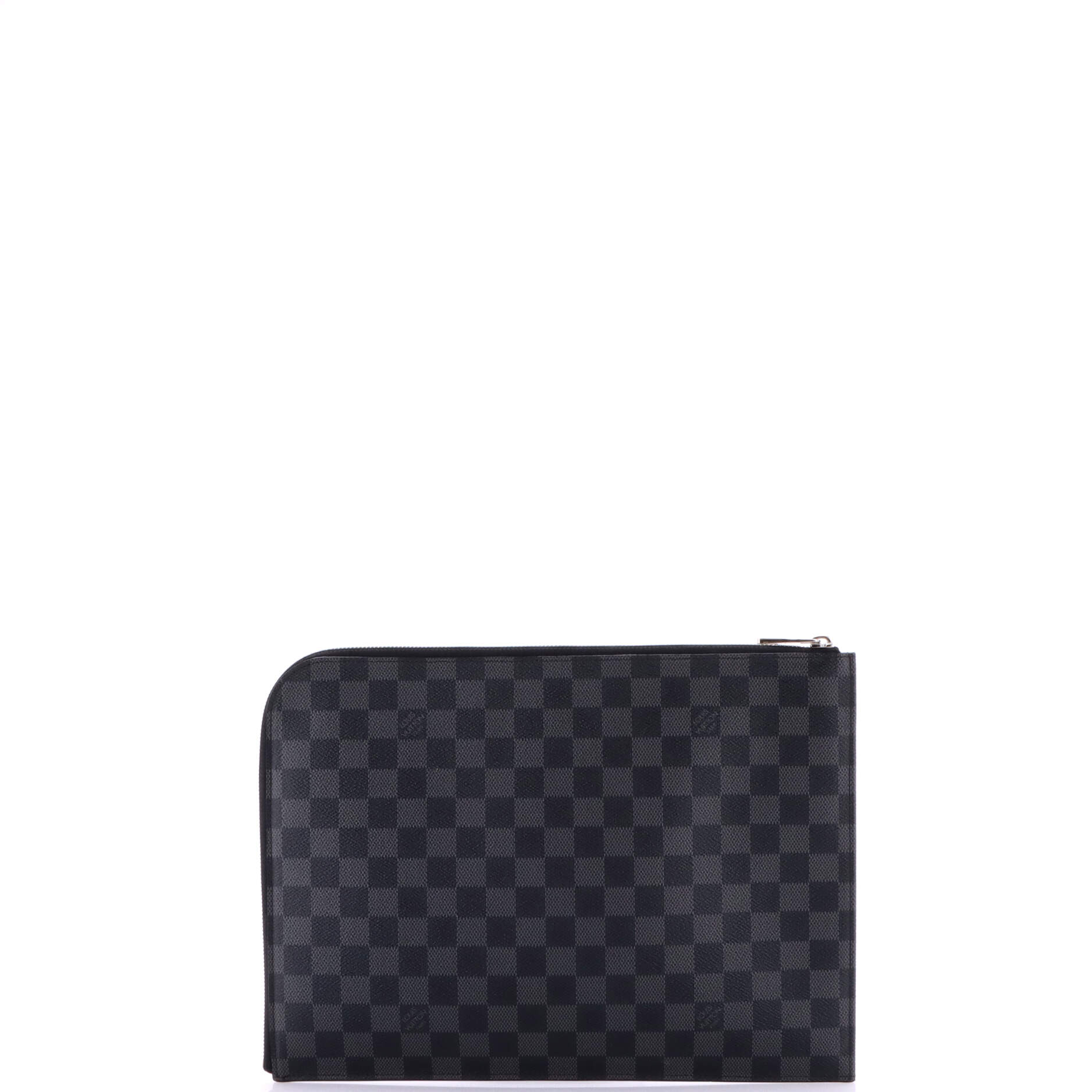 Zip Around Pochette Jour Damier Graphite GM