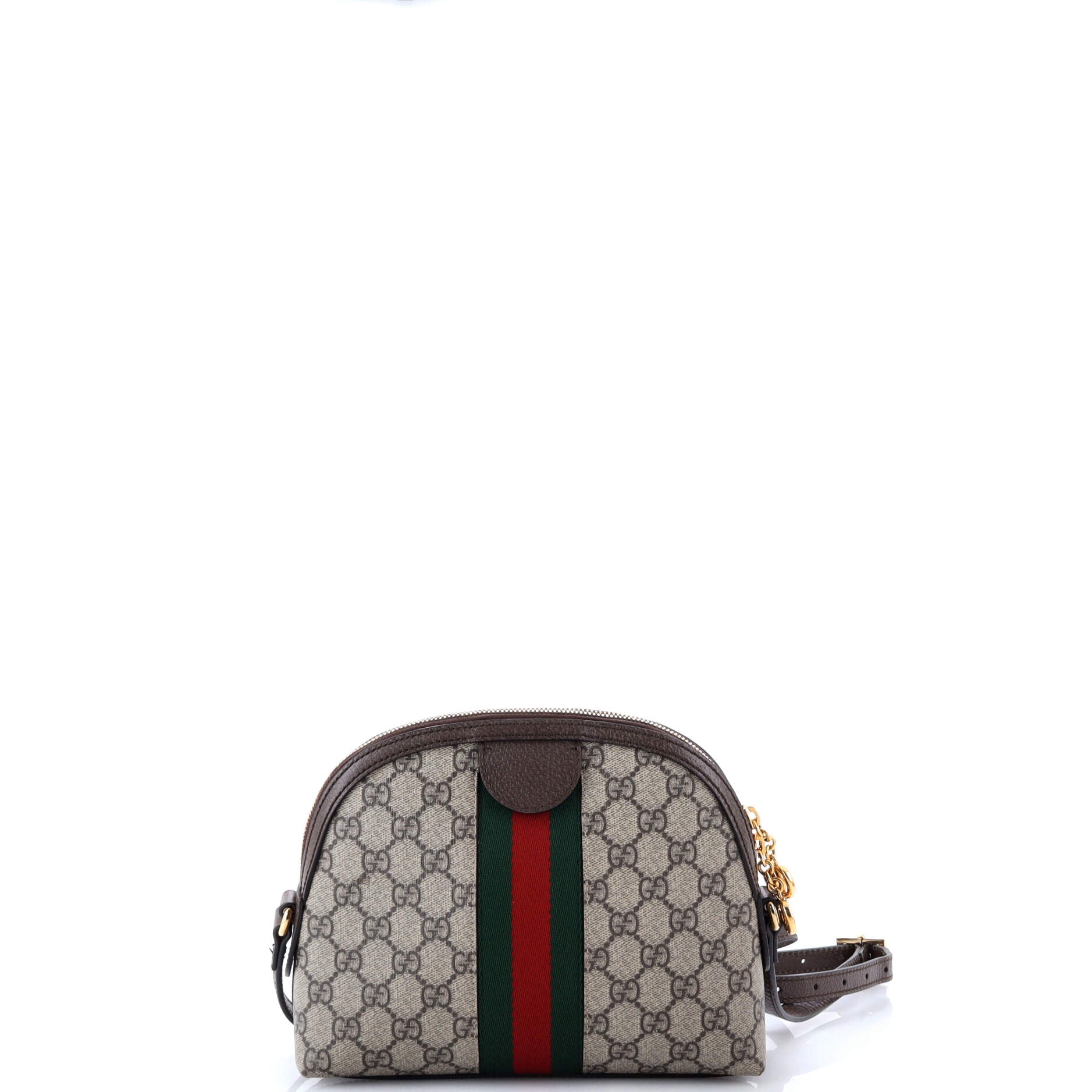 Ophidia Dome Shoulder Bag GG Coated Canvas Small