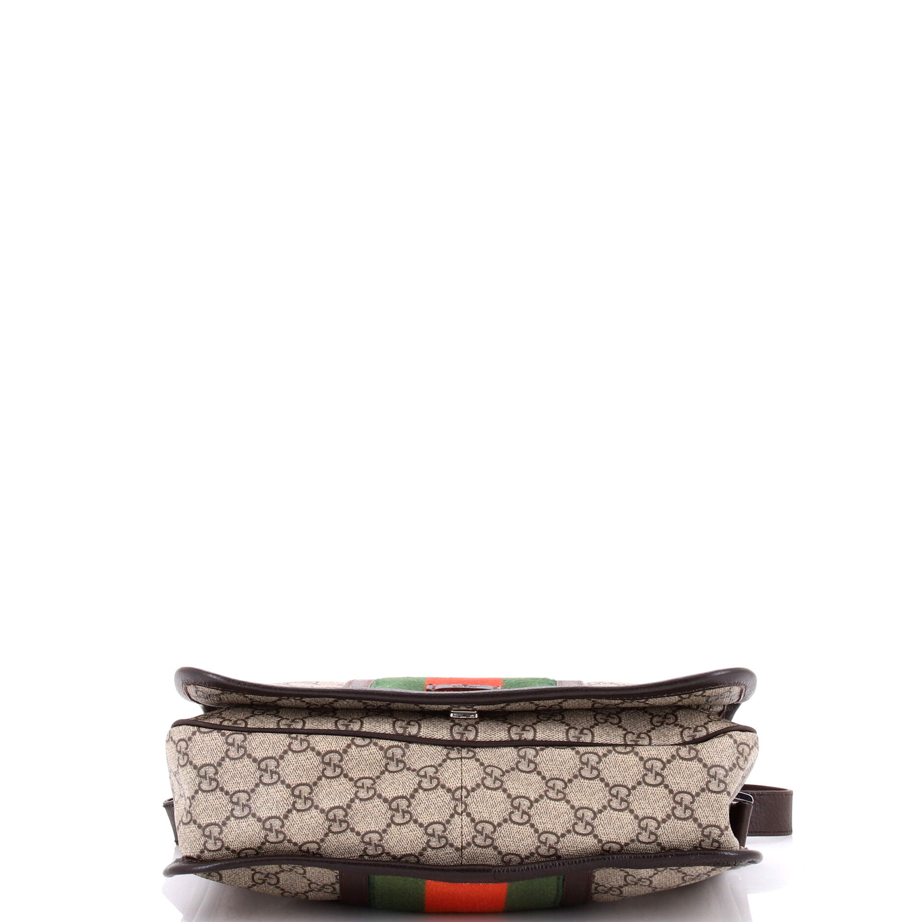 Web Flap Messenger Bag GG Coated Canvas Medium
