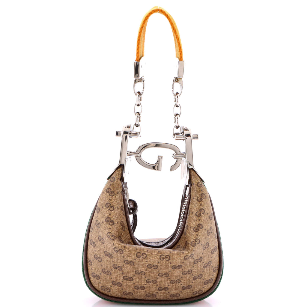 Attache Shoulder Bag Micro GG Coated Canvas Mini